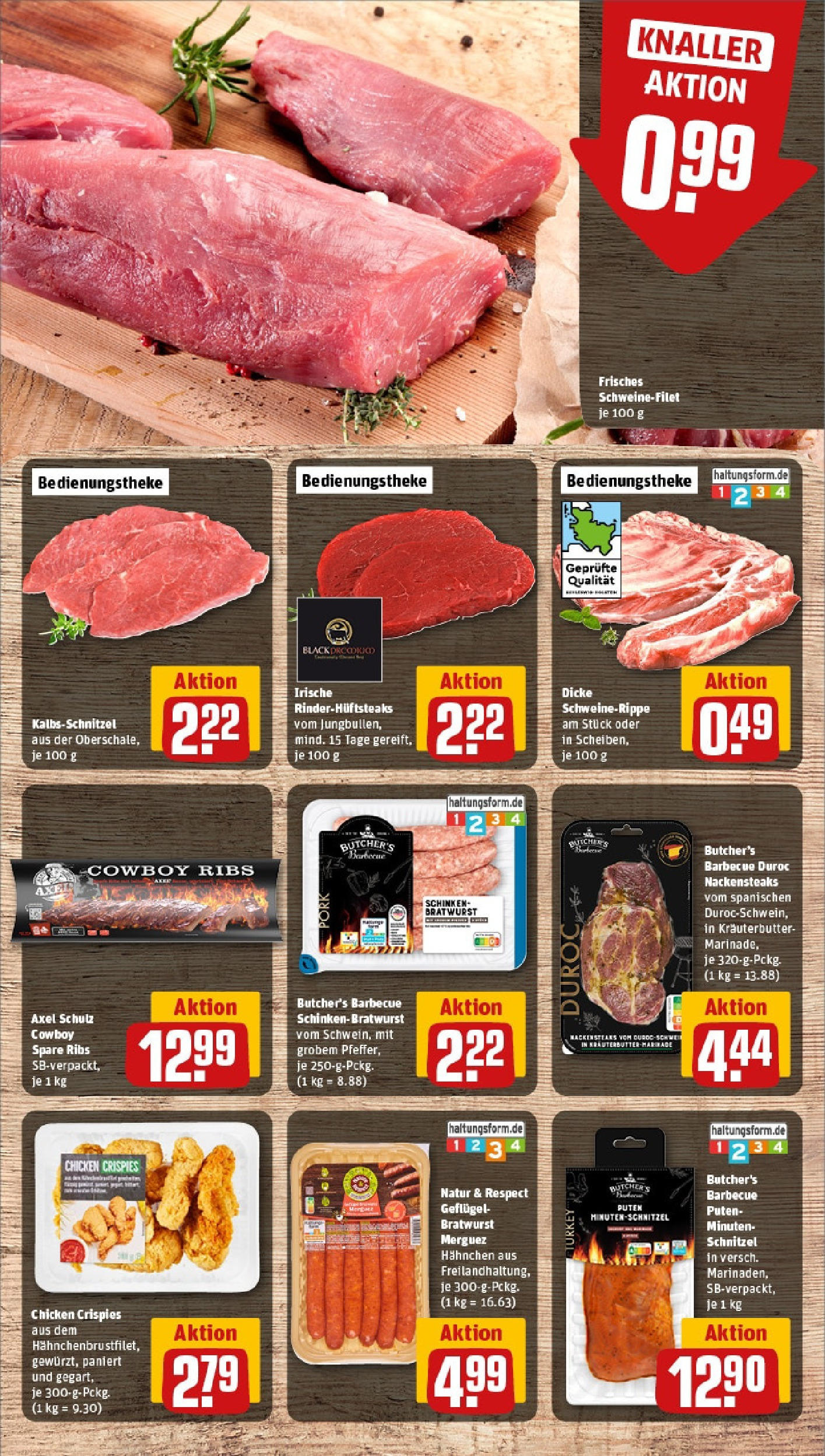 Rewe prospekt Hamburg/Bramfeld	 (ab 25.05.2025) zum Blättern » Angebote | Seite: 8 | Produkte: Bratwurst, Spare ribs, Kräuterbutter, Schinken