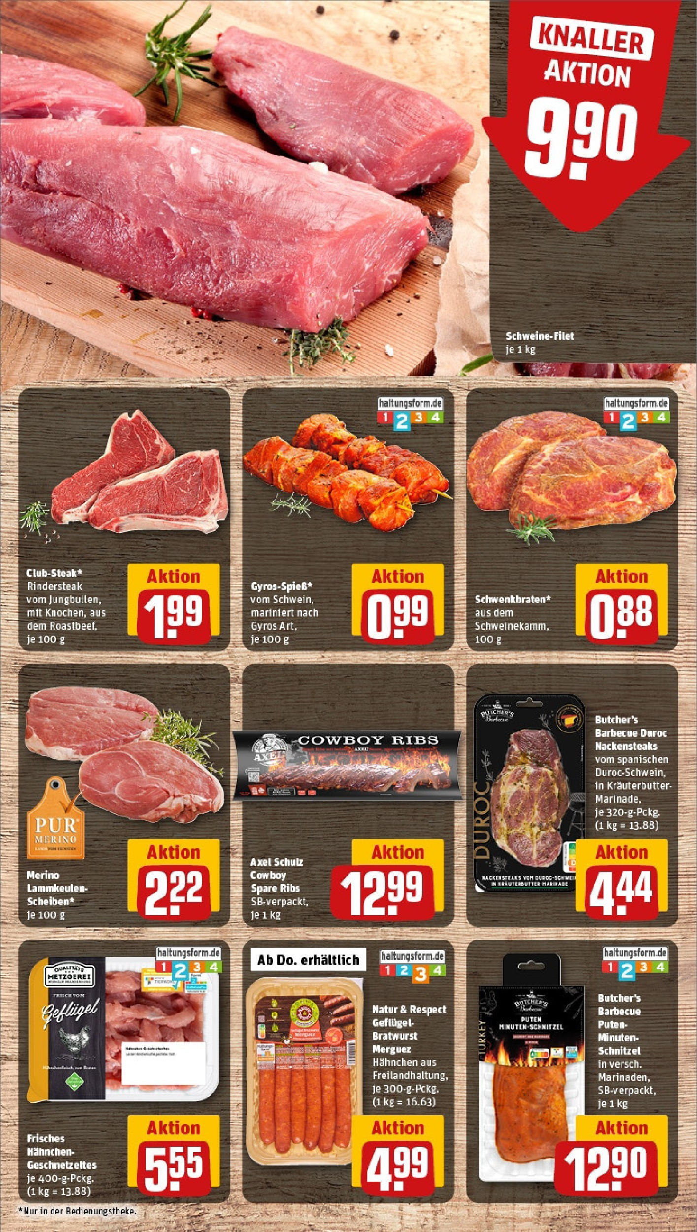 Rewe prospekt Beckingen (ab 25.05.2025) zum Blättern » Angebote | Seite: 10 | Produkte: Bratwurst, Schweinefilet, Gyros, Steak Rewe prospekt Beckingen (ab 25.05.2025) zum Blättern » Angebote | Seite: 10 | Produkte: Bratwurst, Schweinefilet, Gyros, Steak