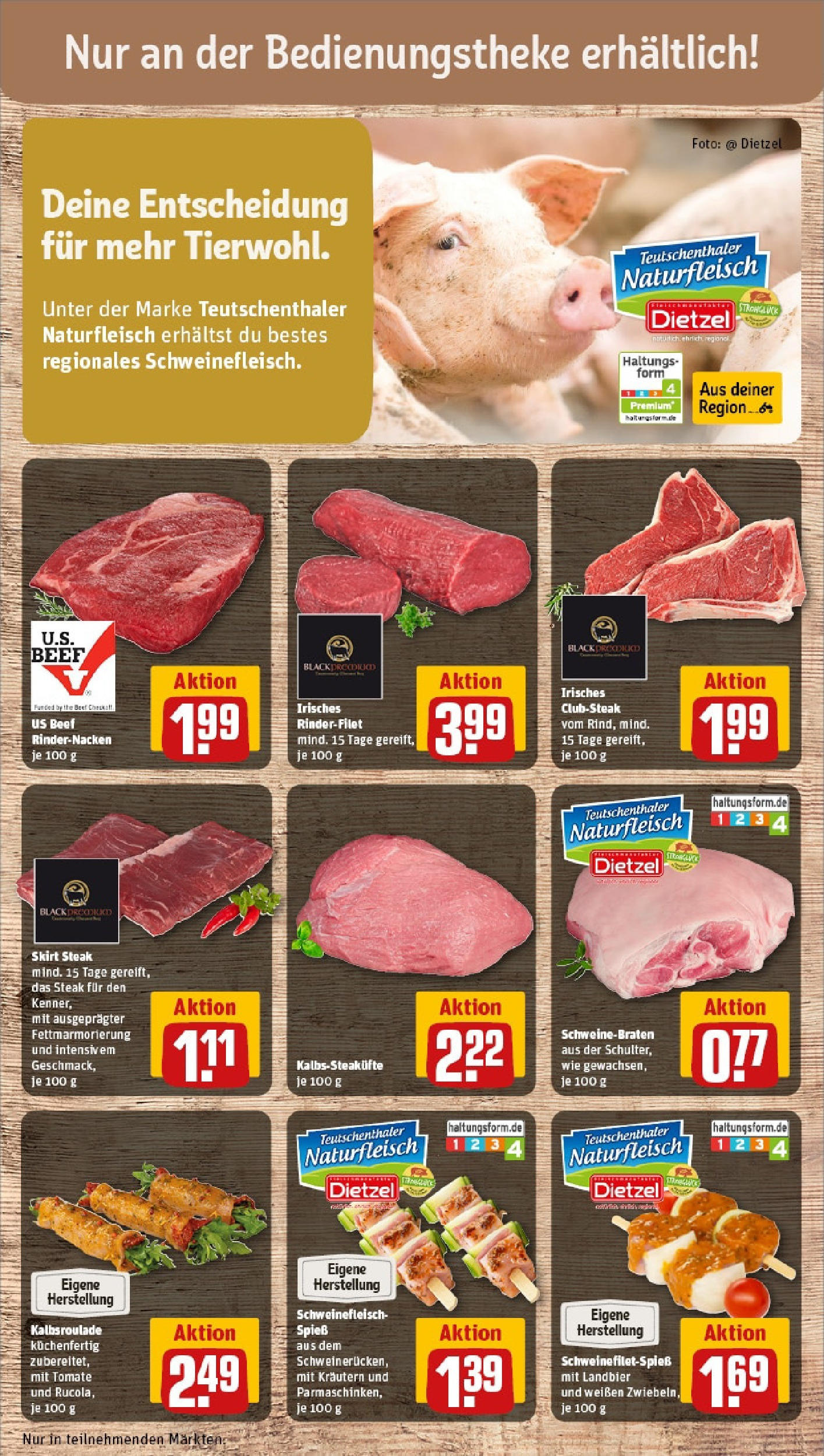 Rewe prospekt Magdeburg (ab 25.05.2025) zum Blättern » Angebote | Seite: 10 | Produkte: Rinderfilet, Schweinefleisch, Steak Rewe prospekt Magdeburg (ab 25.05.2025) zum Blättern » Angebote | Seite: 10 | Produkte: Rinderfilet, Schweinefleisch, Steak