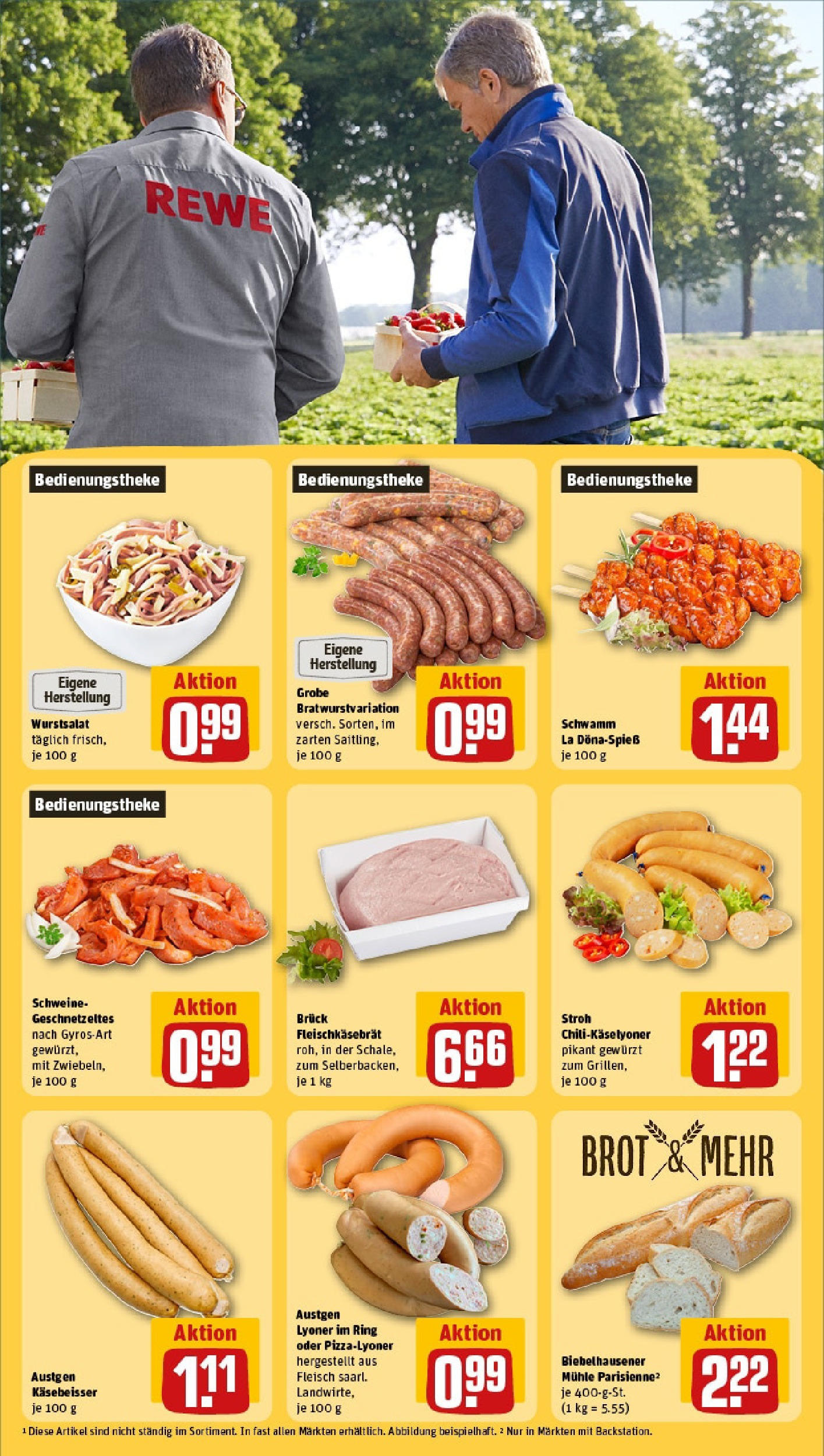 Rewe prospekt Beckingen (ab 25.05.2025) zum Blättern » Angebote | Seite: 23 | Produkte: Mühle, Brot, Fleisch Rewe prospekt Beckingen (ab 25.05.2025) zum Blättern » Angebote | Seite: 23 | Produkte: Mühle, Brot, Fleisch
