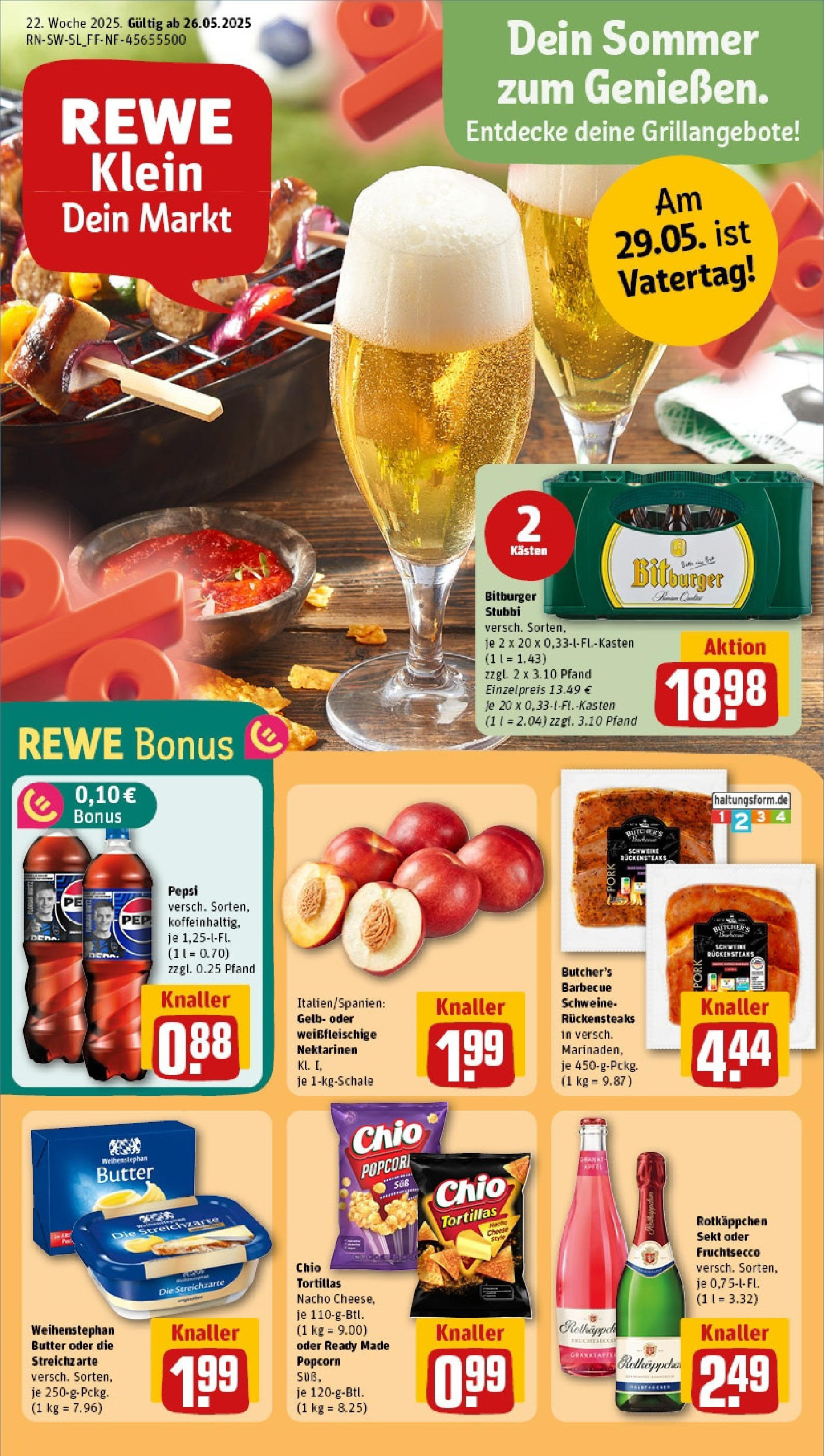 REWE Prospekt ab 25.05.2025 nächste Woche - Prospekt St. Ingbert / Rohrbach	
