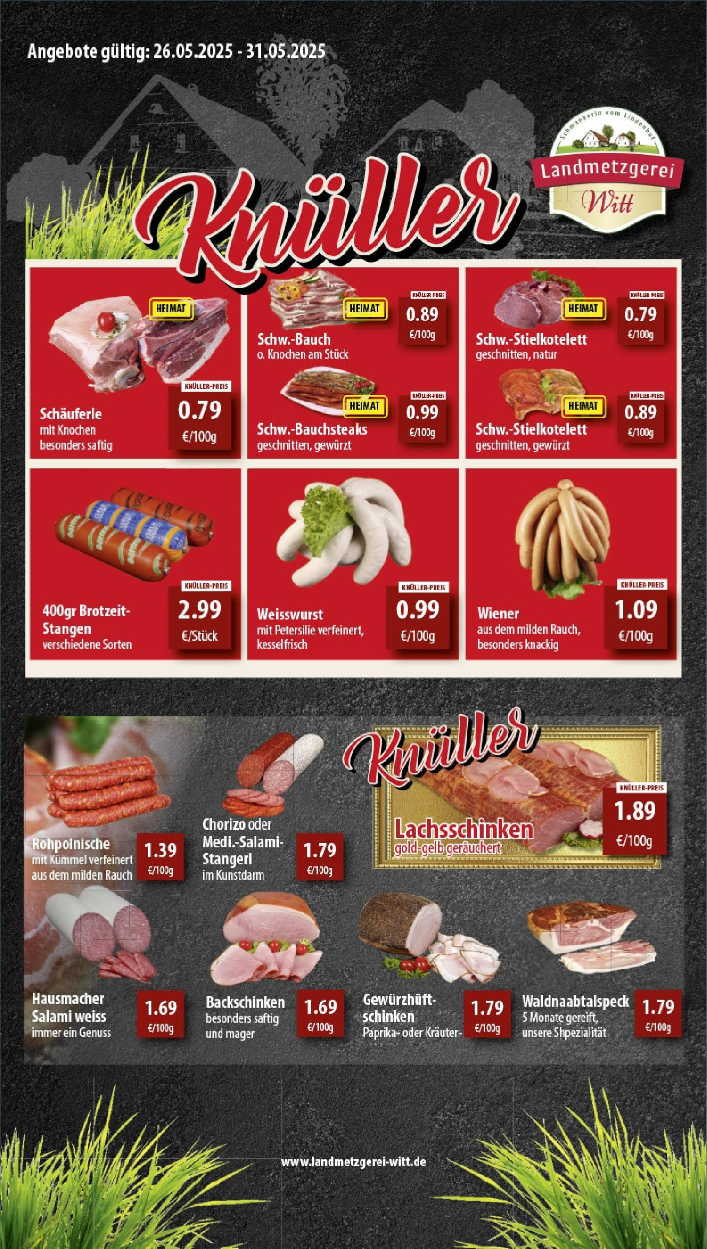 Rewe prospekt Speichersdorf (ab 25.05.2025) zum Blättern » Angebote | Seite: 8 | Produkte: Weißwurst, Petersilie, Salami, Schinken Rewe prospekt Speichersdorf (ab 25.05.2025) zum Blättern » Angebote | Seite: 8 | Produkte: Weißwurst, Petersilie, Salami, Schinken