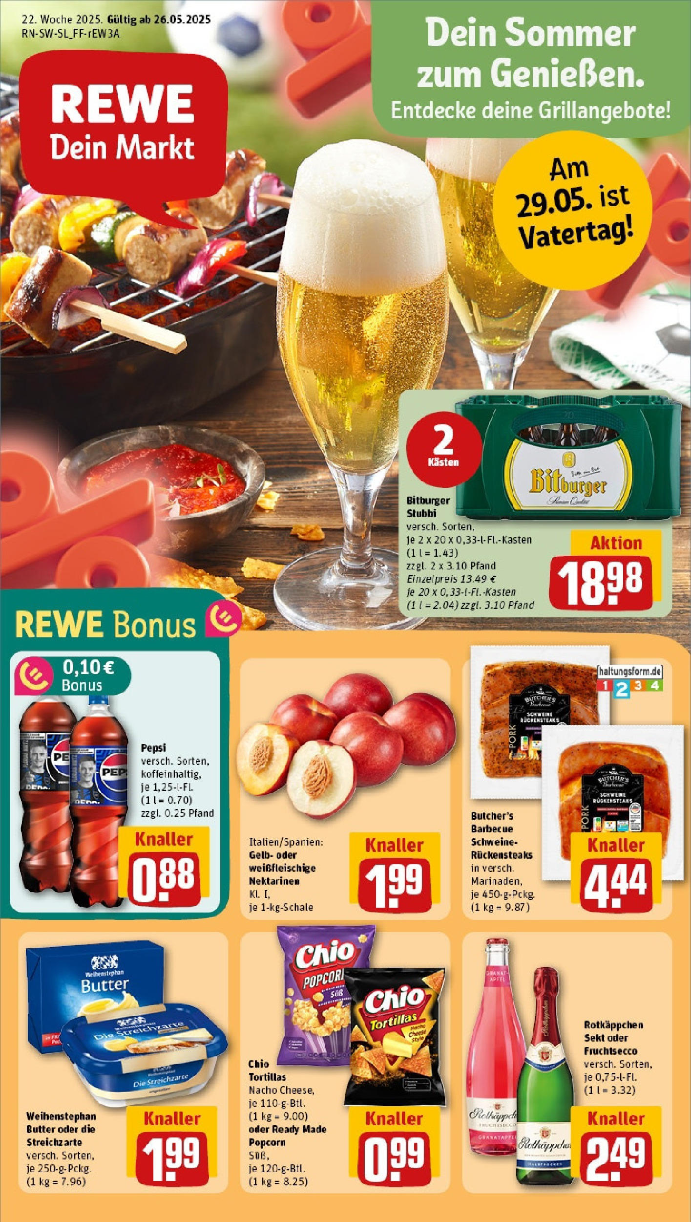 REWE Prospekt ab 25.05.2025 nächste Woche - Prospekt Saarlouis/Lisdorf Vorschau von dem Prospekt des Geschäftes Rewe, gültig ab dem 25.05.2025