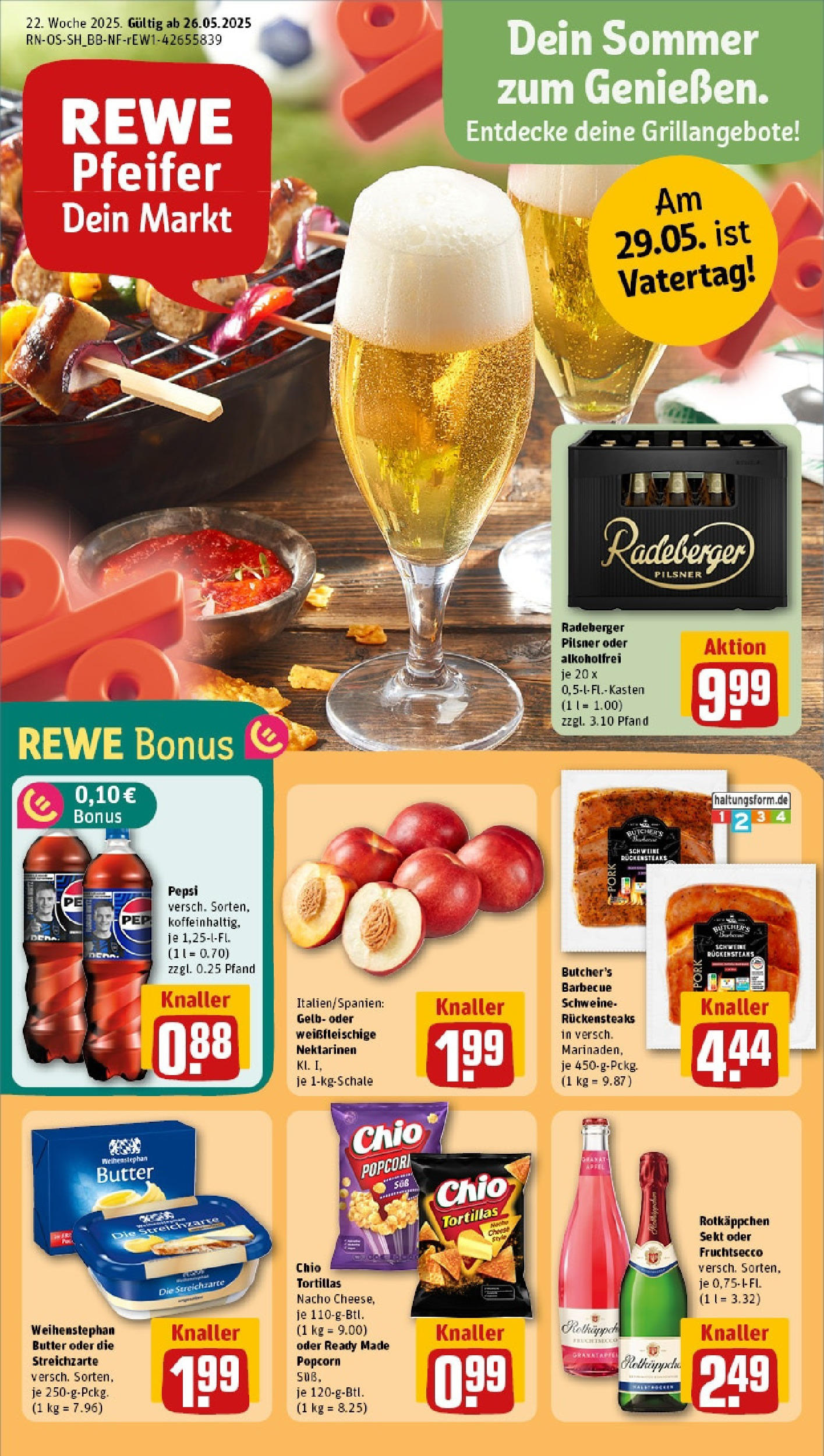 REWE Prospekt ab 25.05.2025 nächste Woche - Prospekt Reichenbach Im Vogtland Vorschau von dem Prospekt des Geschäftes Rewe, gültig ab dem 25.05.2025