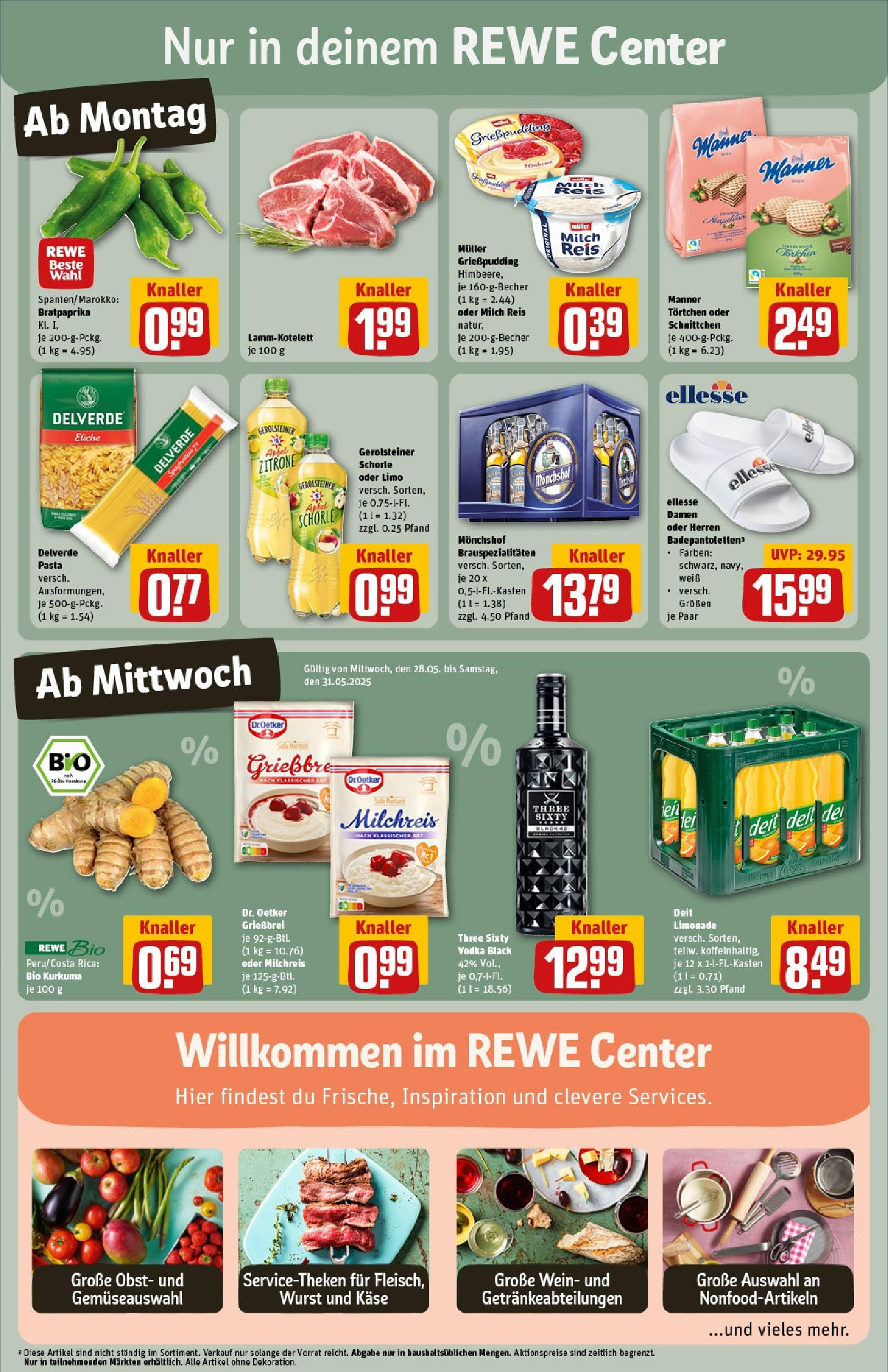 Rewe prospekt Bad Zwischenahn	 (ab 25.05.2025) zum Blättern » Angebote | Seite: 3 | Produkte: Monchshof, Milch, Äpfel, Limonade