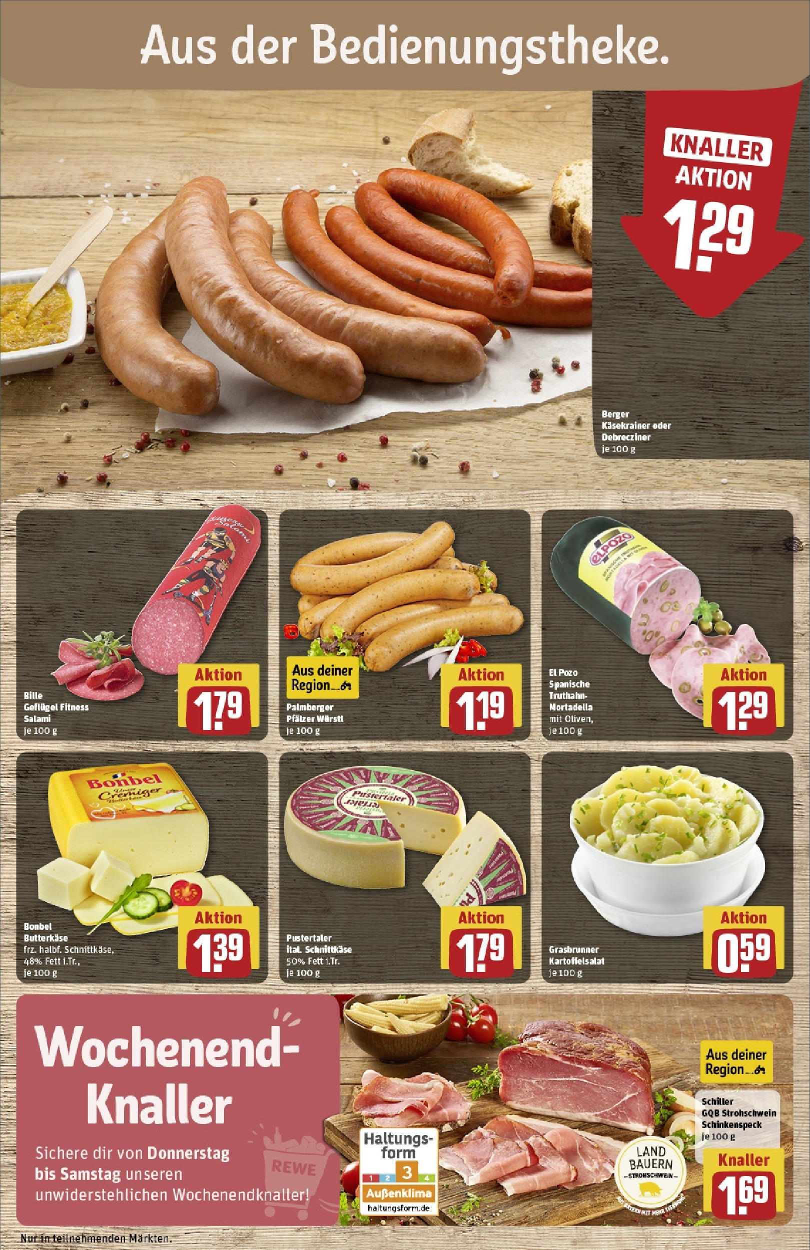 Rewe prospekt Olching Geiselbullach	 (ab 25.05.2025) zum Blättern » Angebote | Seite: 11 | Produkte: Würstl, Käsekrainer, Salami