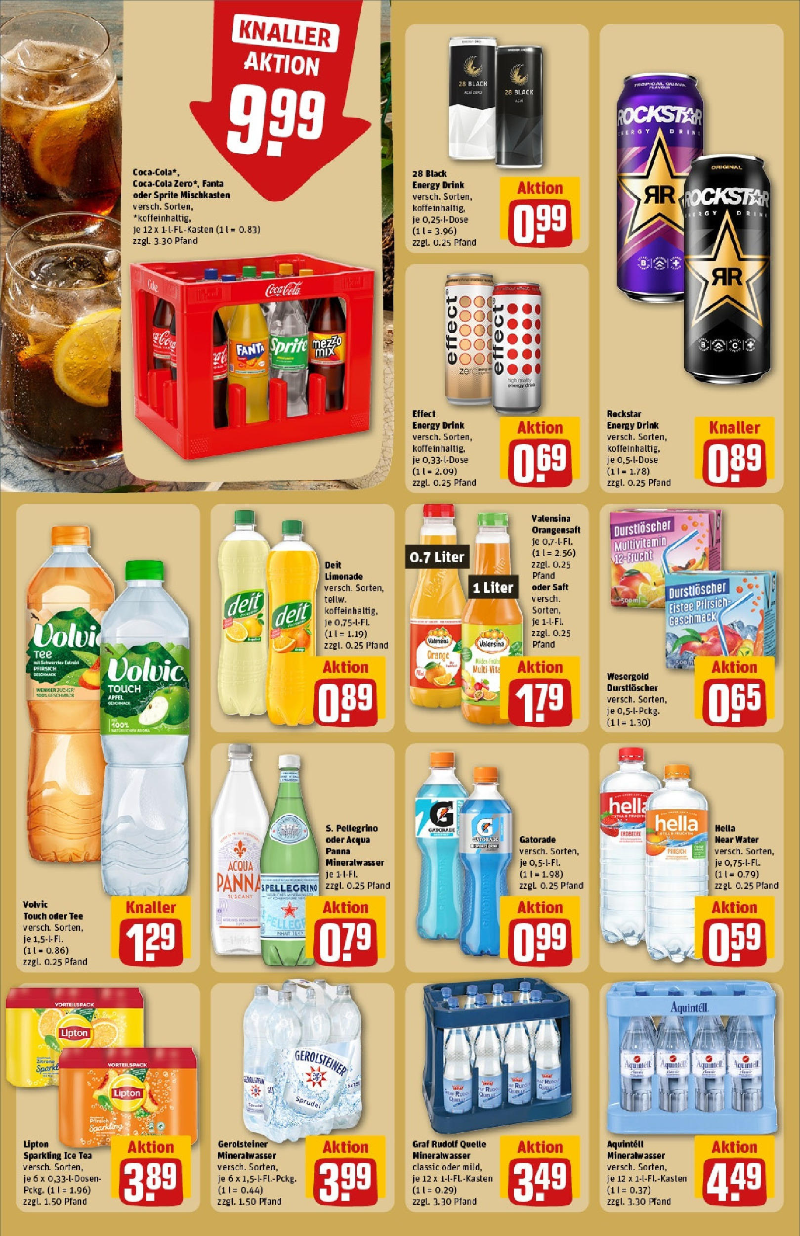 Rewe prospekt Bad Zwischenahn	 (ab 25.05.2025) zum Blättern » Angebote | Seite: 16 | Produkte: Fanta, Energy, Tee, Gerolsteiner