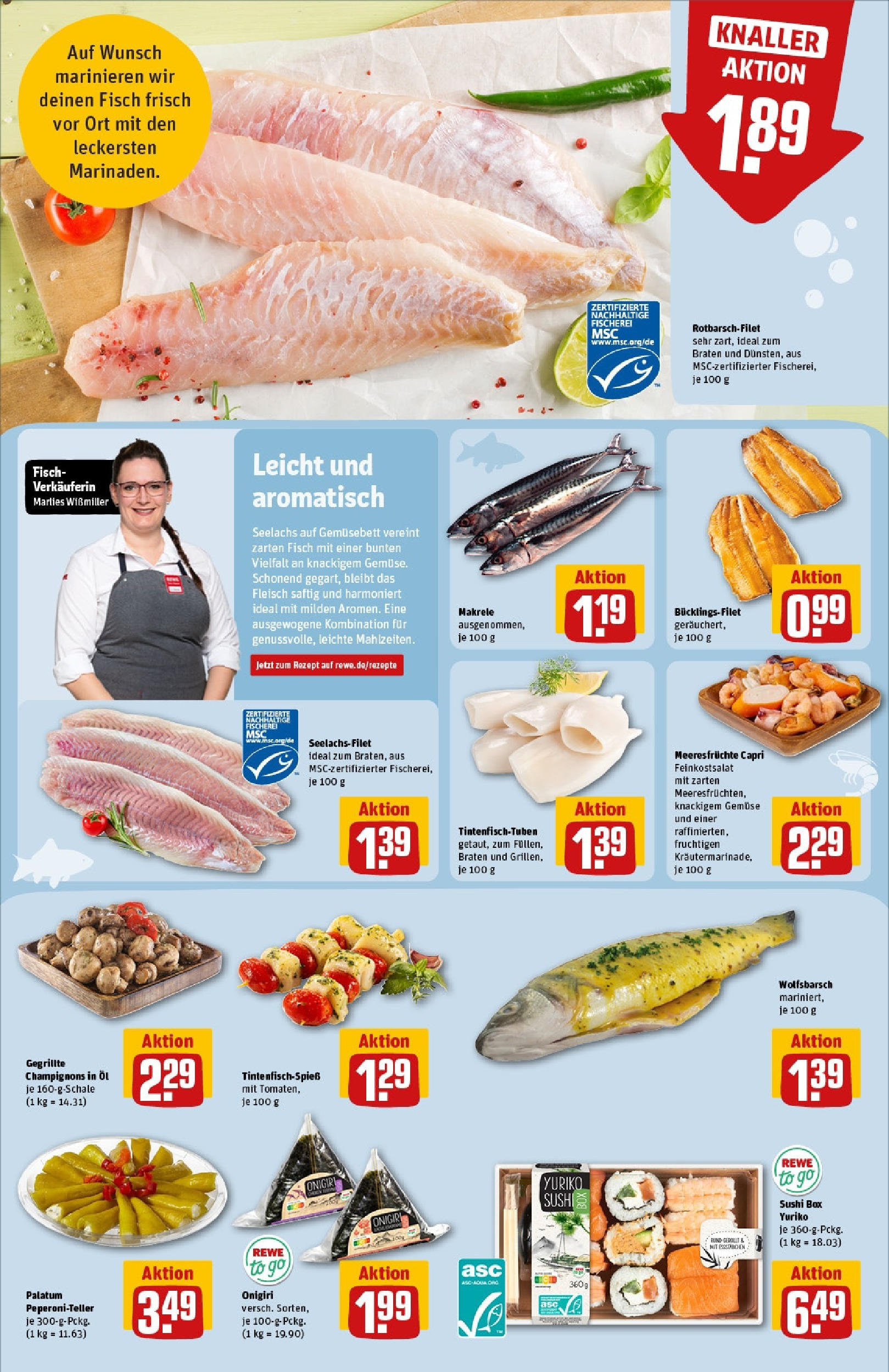 Rewe prospekt Olching Geiselbullach	 (ab 25.05.2025) zum Blättern » Angebote | Seite: 14 | Produkte: Öl, Box, Fisch, Gemüse
