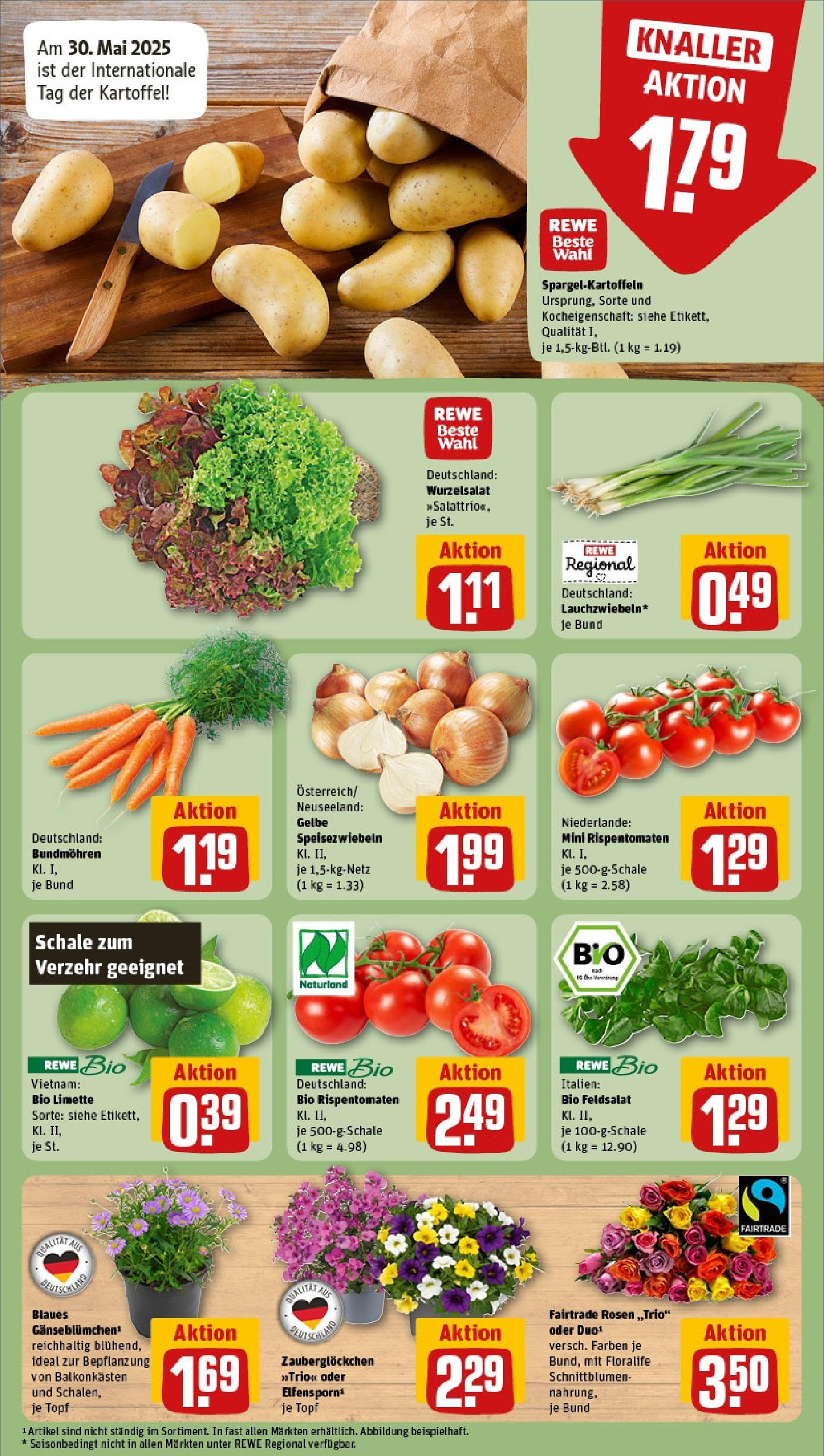 Rewe prospekt Mannheim / Rheinau	 (ab 25.05.2025) zum Blättern » Angebote | Seite: 7 | Produkte: Limette