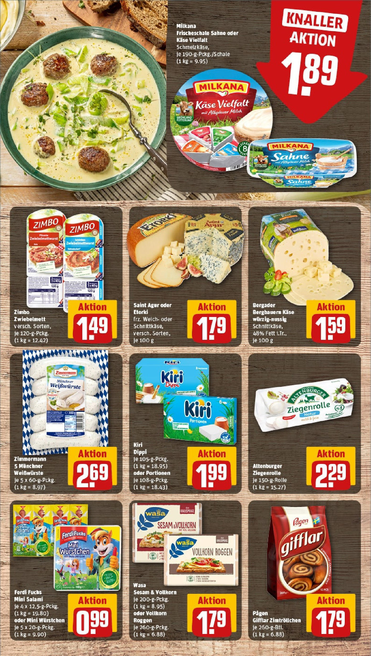 Rewe prospekt Düsseldorf / Bilk (ab 25.05.2025) zum Blättern » Angebote | Seite: 9 | Produkte: Milch, Käse, Wurst, Sahne Rewe prospekt Düsseldorf / Bilk (ab 25.05.2025) zum Blättern » Angebote | Seite: 9 | Produkte: Milch, Käse, Wurst, Sahne
