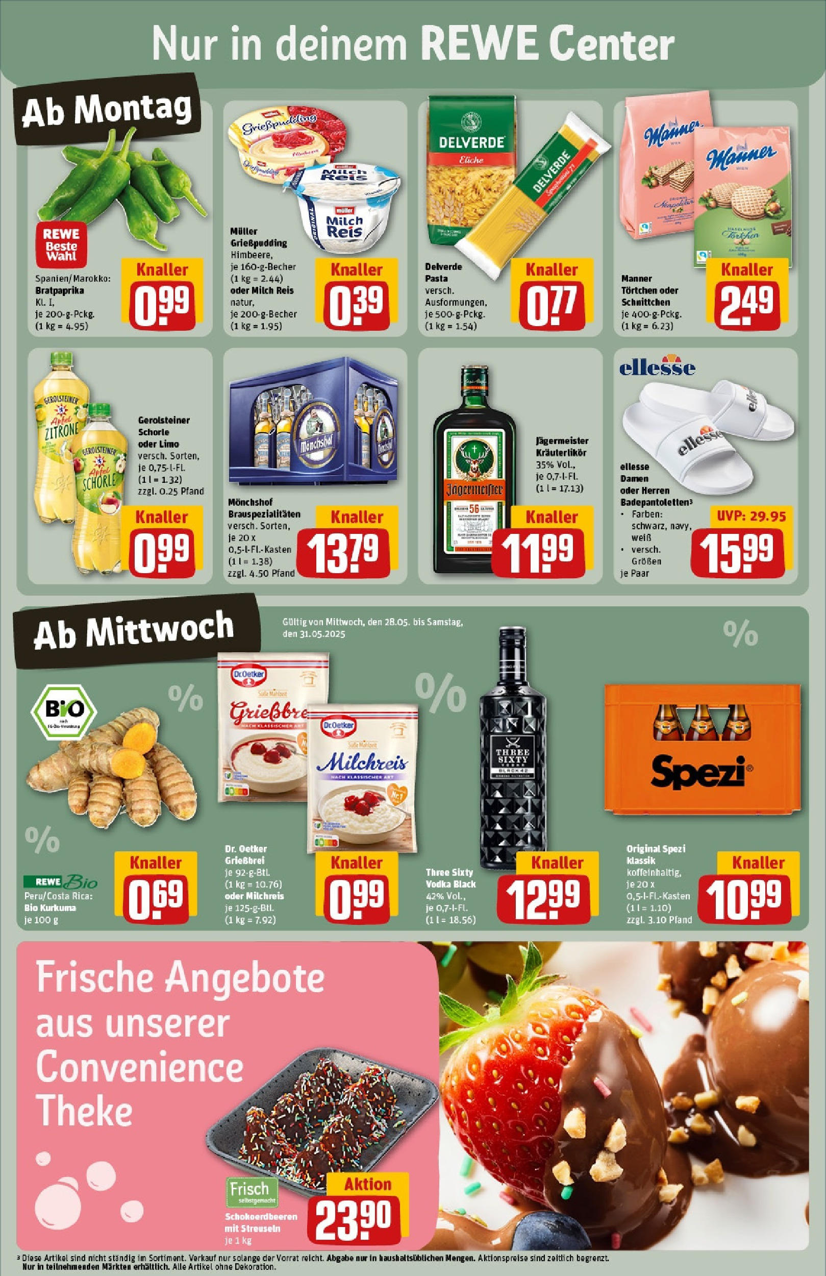 Rewe prospekt Ingolstadt	 (ab 25.05.2025) zum Blättern » Angebote | Seite: 3 | Produkte: Monchshof, Cola, Theke, Gerolsteiner