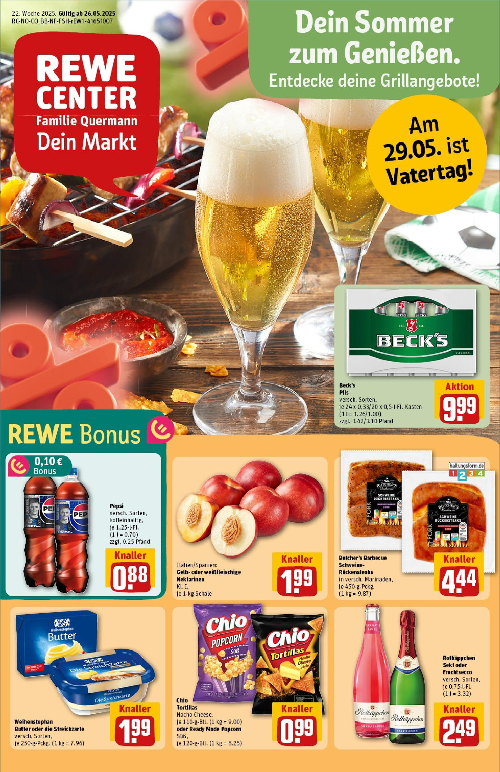 REWE Prospekt ab 25.05.2025 nächste Woche - Prospekt Bielefeld Vorschau von dem Prospekt des Geschäftes Rewe, gültig ab dem 25.05.2025