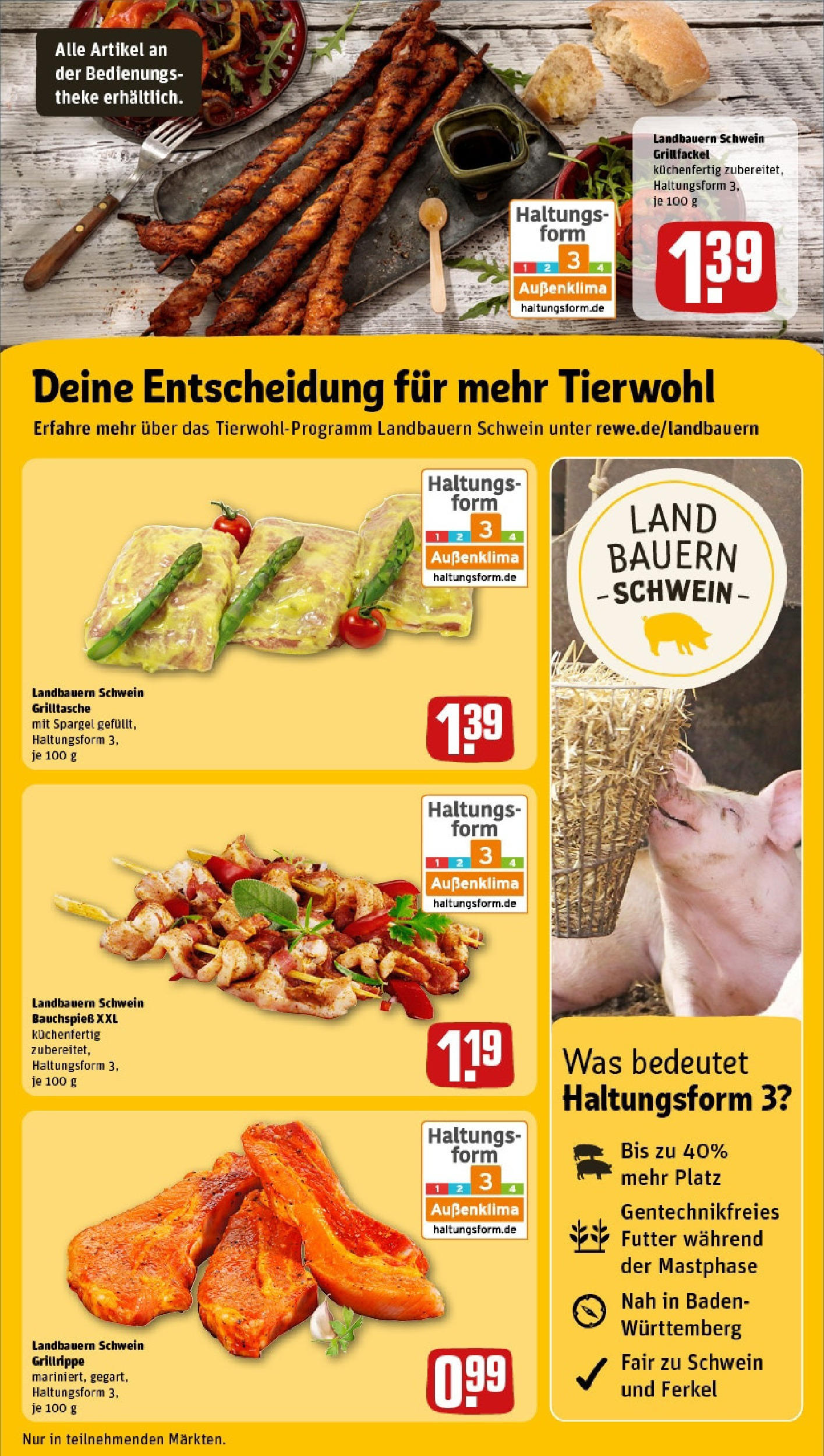 Rewe prospekt Ulm / Donaustetten	 (ab 25.05.2025) zum Blättern » Angebote | Seite: 11 | Produkte: Theke, Spargel