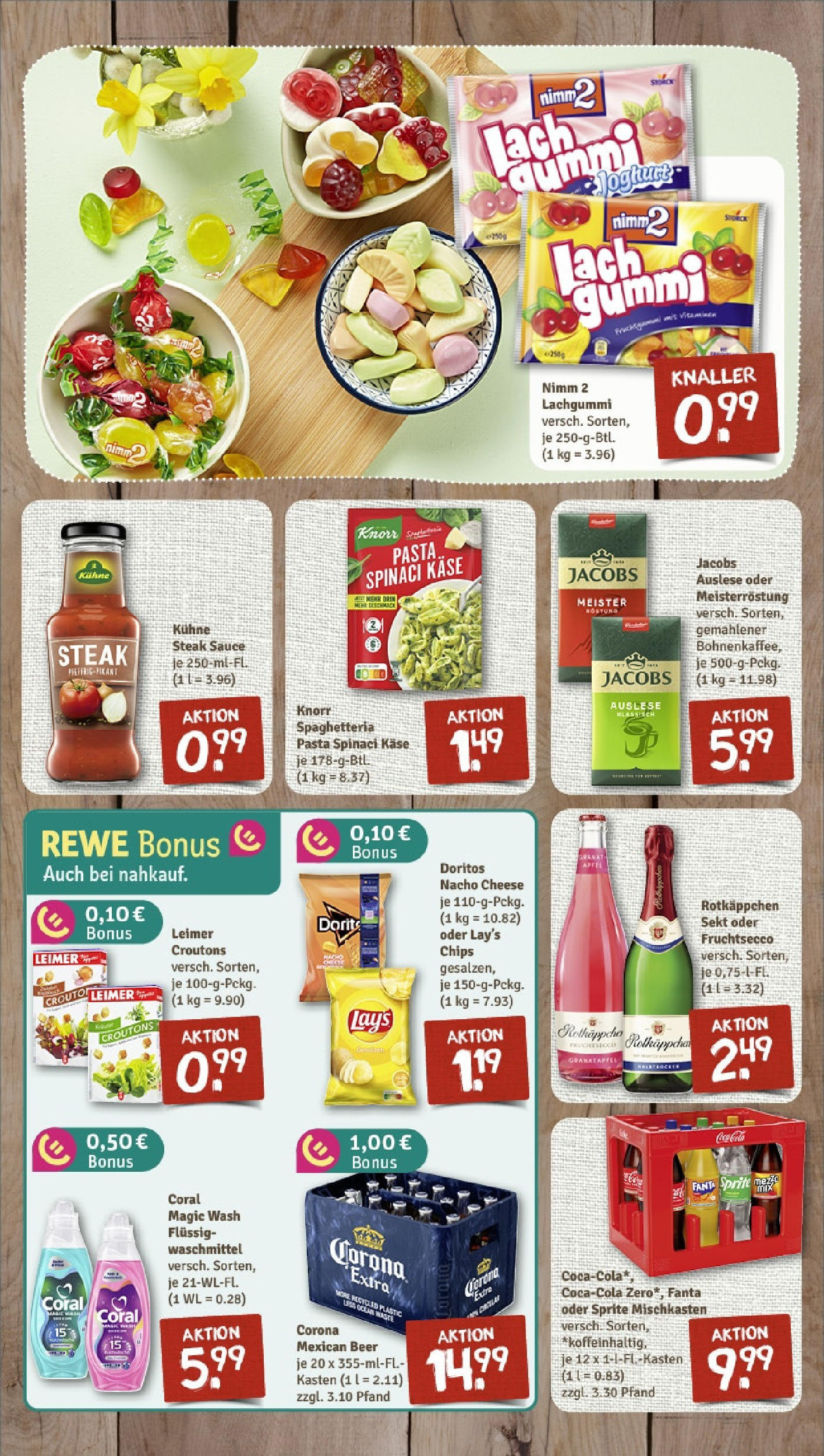 Rewe prospekt Freyung	 (ab 25.05.2025) zum Blättern » Angebote | Seite: 6 | Produkte: Käse, Coral, Knorr, Fruchtsecco