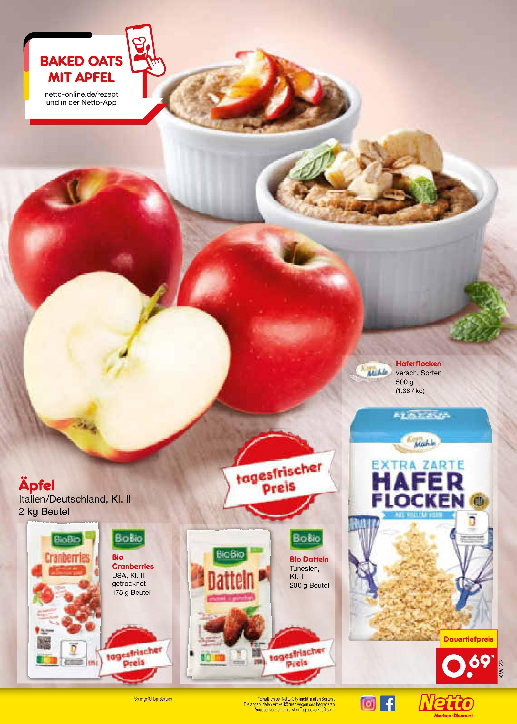 Netto Marken-Discount prospekt Berlin-Spandau (ab 26.05.2025) » Angebote | Seite: 7 | Produkte: Mühle, Äpfel, Flocken Netto Marken-Discount prospekt Berlin-Spandau (ab 26.05.2025) » Angebote | Seite: 7 | Produkte: Mühle, Äpfel, Flocken