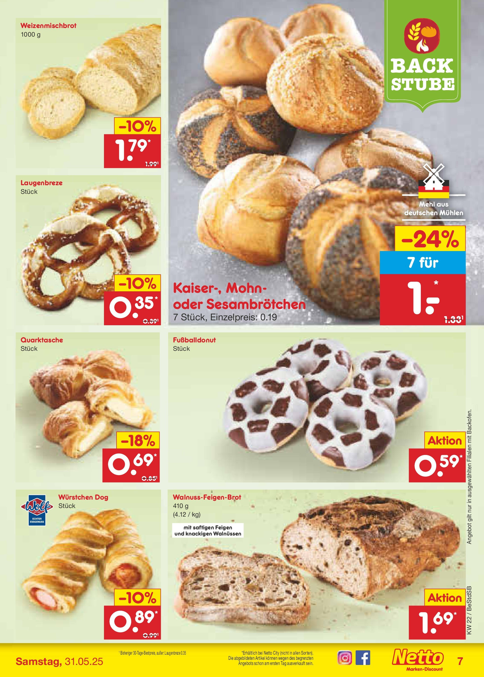 Netto Marken-Discount prospekt Berlin-Spandau (ab 26.05.2025) » Angebote | Seite: 9 | Produkte: Mehl Netto Marken-Discount prospekt Berlin-Spandau (ab 26.05.2025) » Angebote | Seite: 9 | Produkte: Mehl