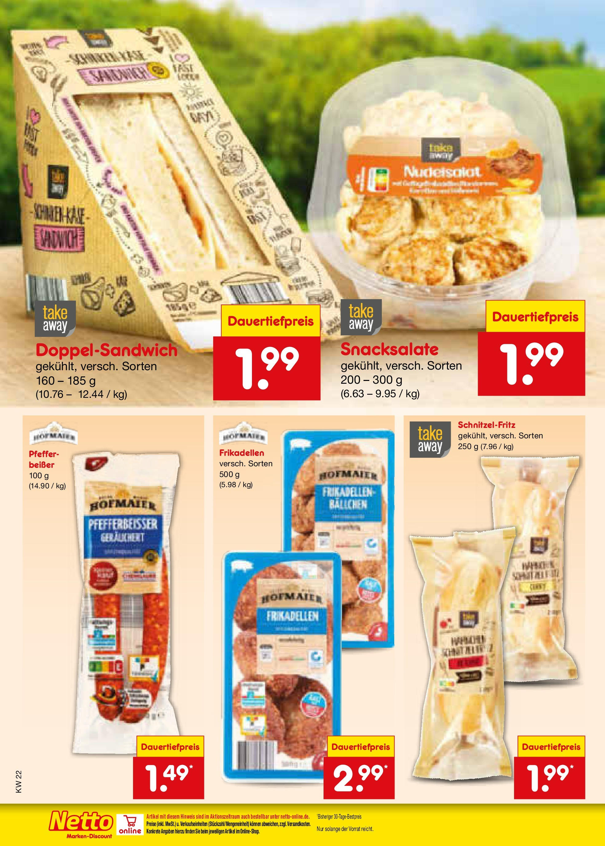 Netto Marken-Discount prospekt Berlin-Spandau (ab 26.05.2025) » Angebote | Seite: 22 | Produkte: Schnitzel, Pfeffer Netto Marken-Discount prospekt Berlin-Spandau (ab 26.05.2025) » Angebote | Seite: 22 | Produkte: Schnitzel, Pfeffer