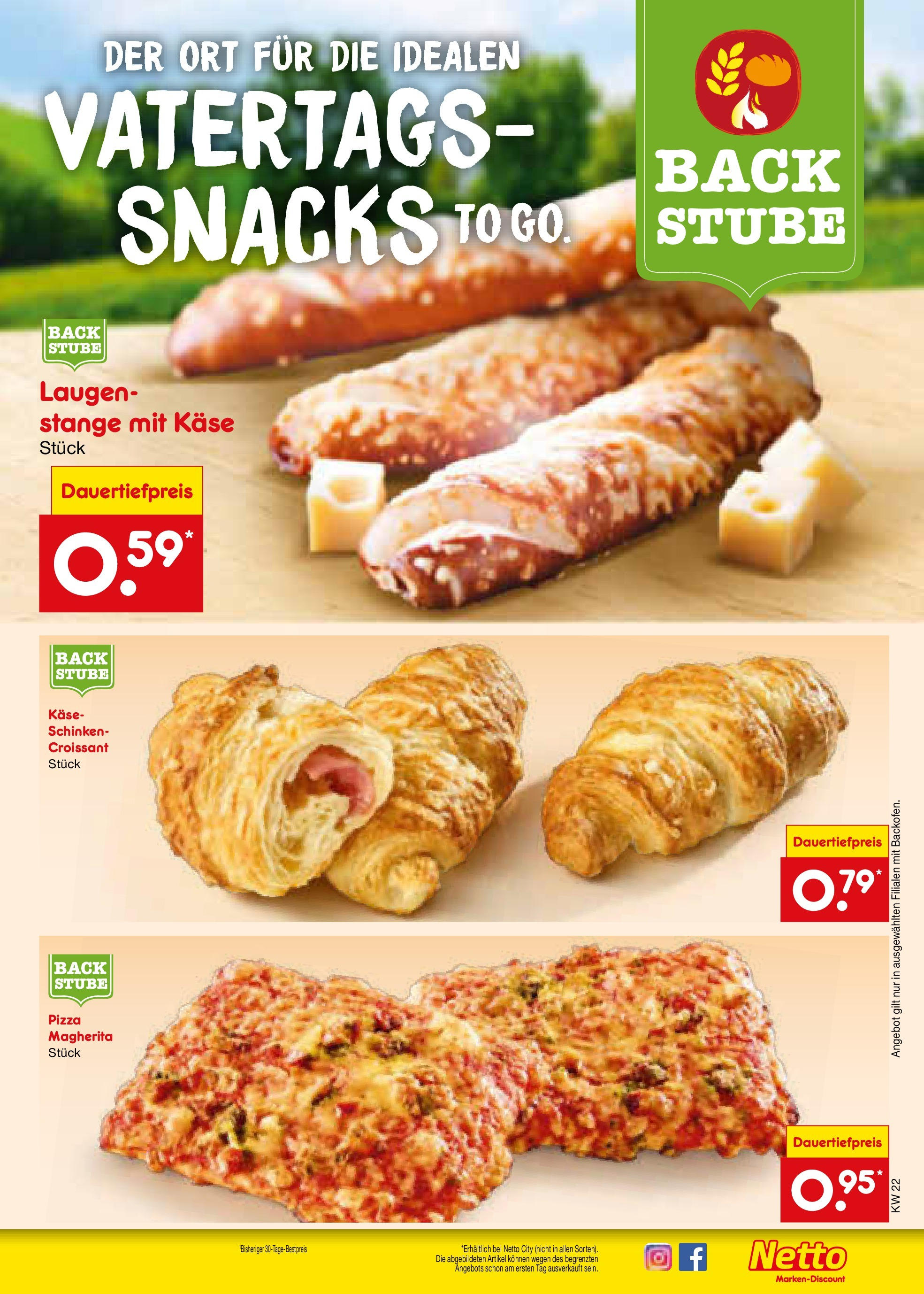 Netto Marken-Discount prospekt Berlin-Spandau (ab 26.05.2025) » Angebote | Seite: 23 | Produkte: Käse, Croissant, Schinken, Pizza Netto Marken-Discount prospekt Berlin-Spandau (ab 26.05.2025) » Angebote | Seite: 23 | Produkte: Käse, Croissant, Schinken, Pizza