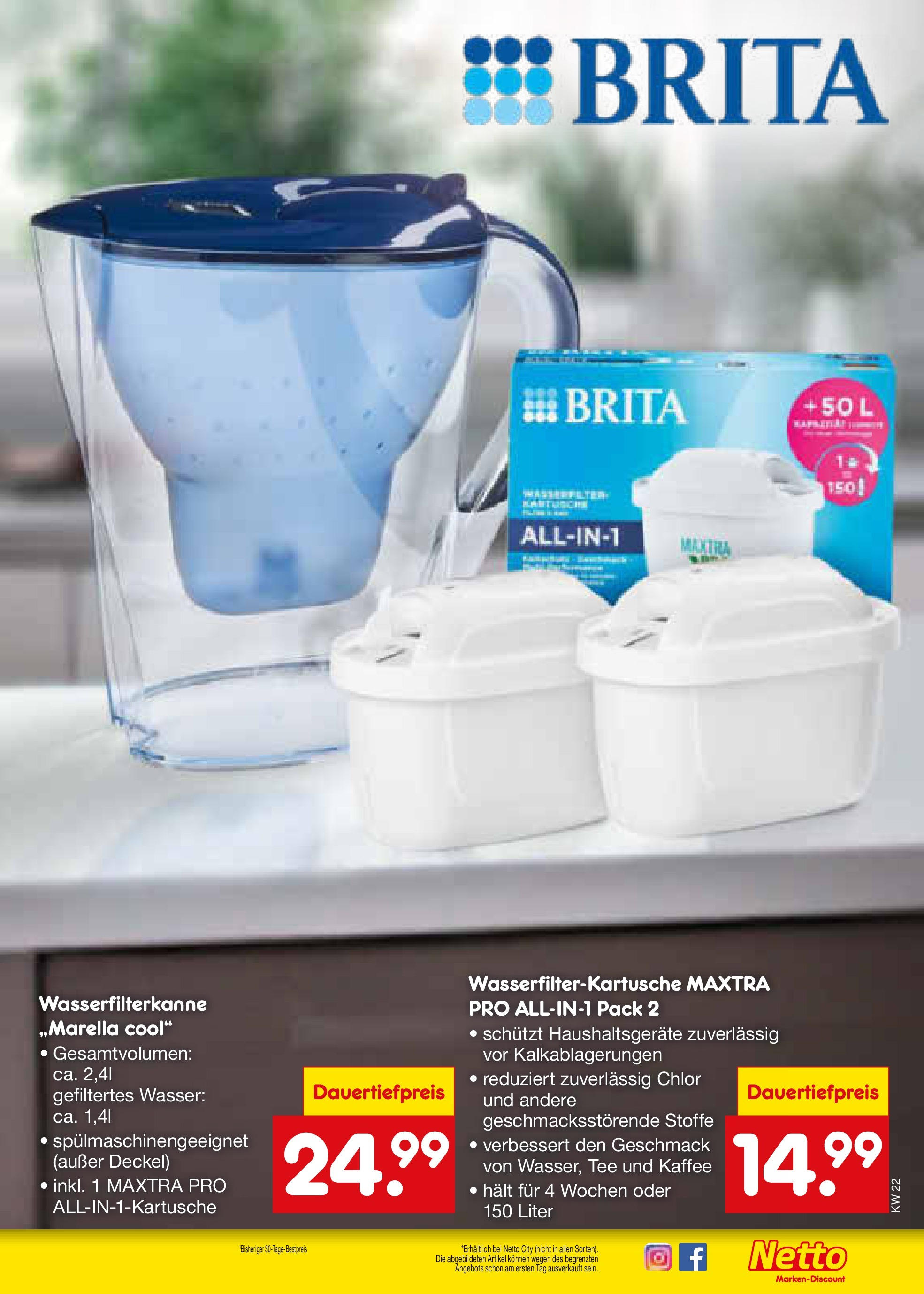 Netto Marken-Discount prospekt Berlin-Spandau (ab 26.05.2025) » Angebote | Seite: 31 | Produkte: Kaffee, Wasser, Tee Netto Marken-Discount prospekt Berlin-Spandau (ab 26.05.2025) » Angebote | Seite: 31 | Produkte: Kaffee, Wasser, Tee