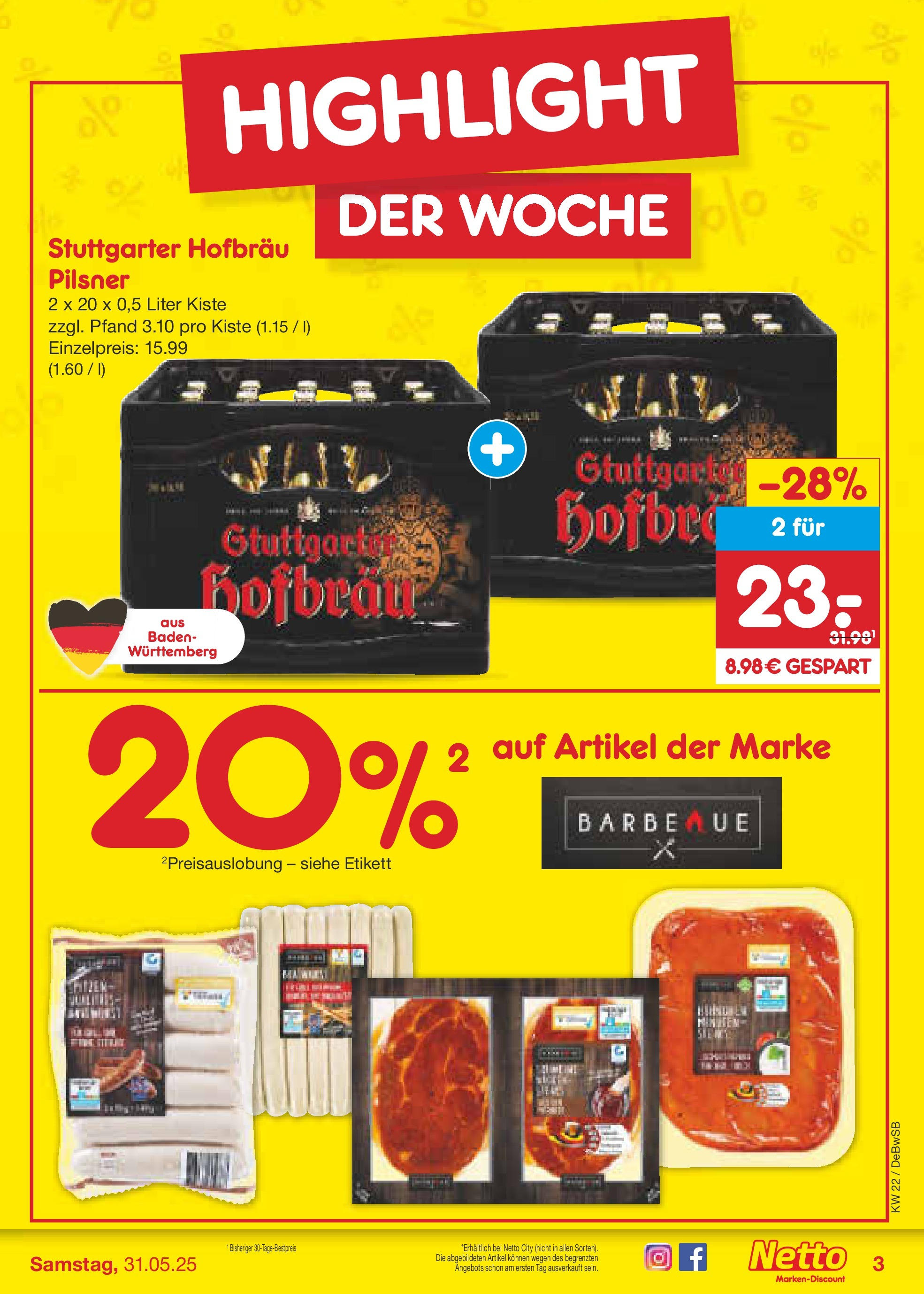 Netto Marken-Discount prospekt Waiblingen-Bittenfeld (ab 26.05.2025) » Angebote | Seite: 3