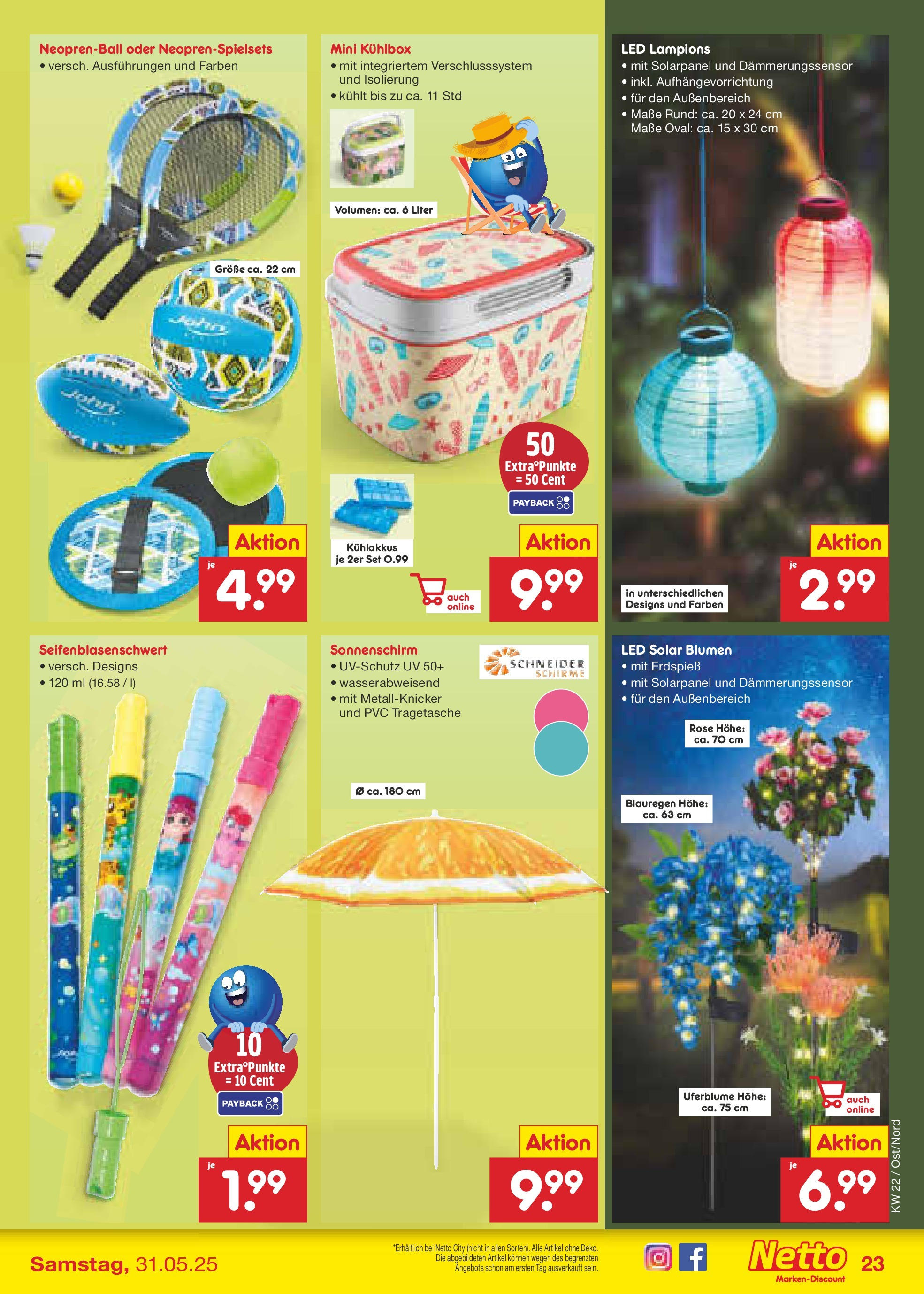 Netto Marken-Discount prospekt Berlin-Spandau (ab 26.05.2025) » Angebote | Seite: 35 | Produkte: Blumen, Sonnenschirm Netto Marken-Discount prospekt Berlin-Spandau (ab 26.05.2025) » Angebote | Seite: 35 | Produkte: Blumen, Sonnenschirm