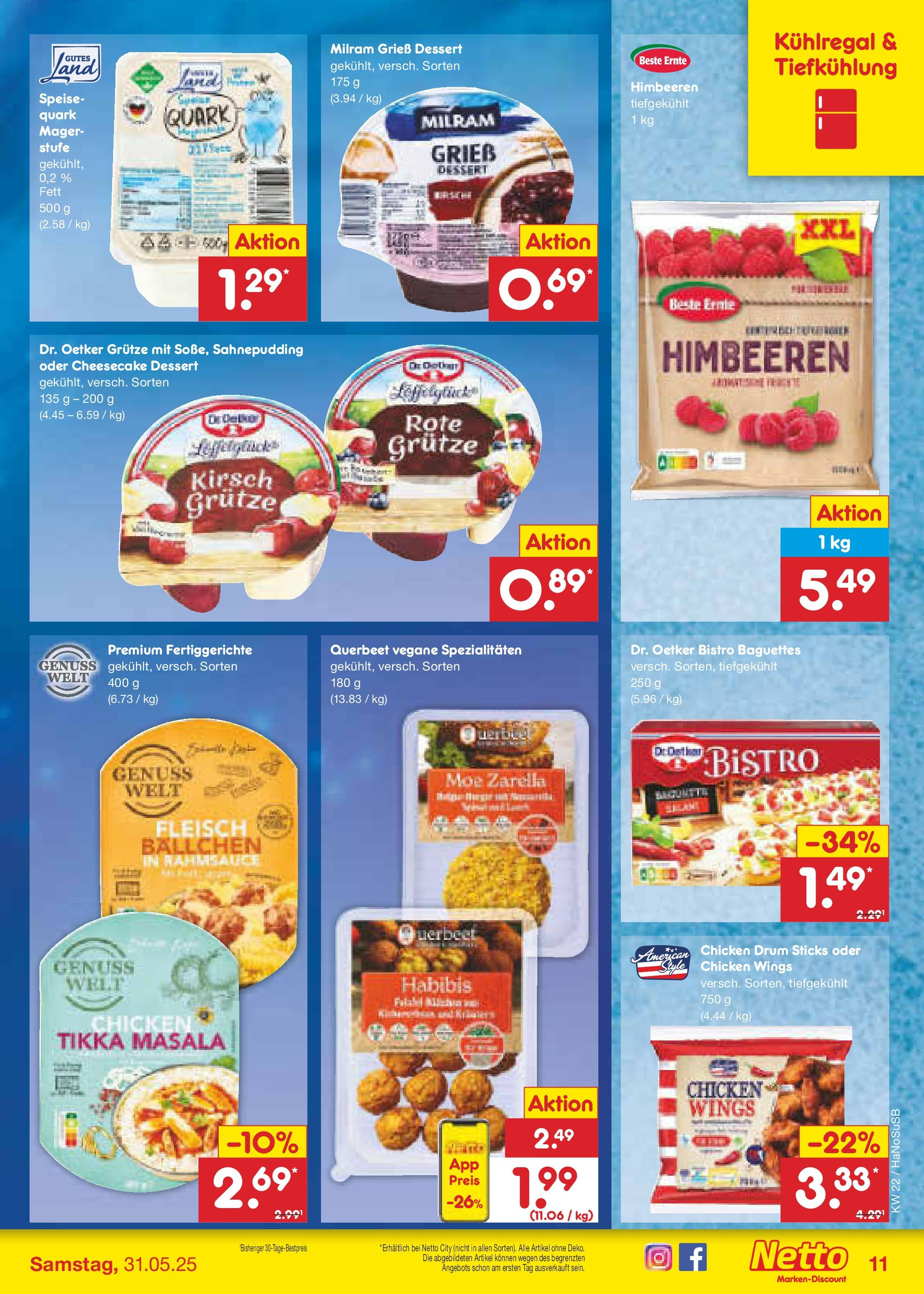 Netto Marken-Discount prospekt Schwerte-Geisecke (ab 26.05.2025) » Angebote | Seite: 15 | Produkte: Baguette, Milram, Fertiggerichte, Fleisch