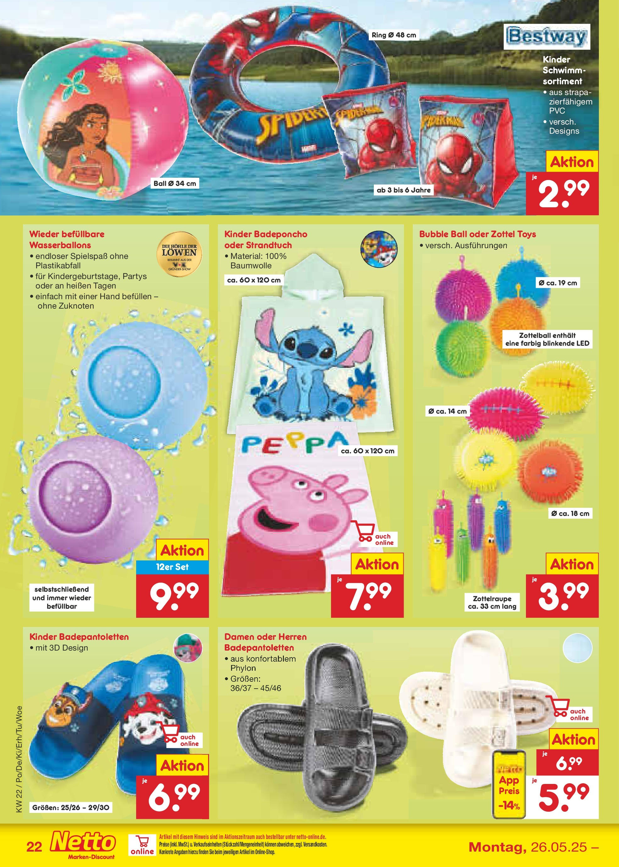 Netto Marken-Discount prospekt München	 (ab 26.05.2025) » Angebote | Seite: 34 | Produkte: Strandtuch
