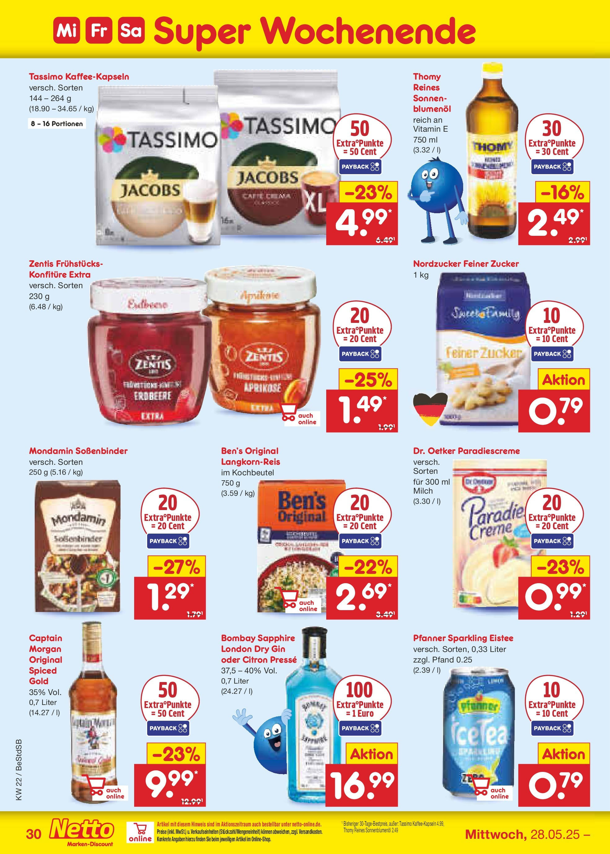 Netto Marken-Discount prospekt Berlin-Spandau (ab 26.05.2025) » Angebote | Seite: 48 | Produkte: Milch, Sonnenblumenol, Rum, Captain morgan Netto Marken-Discount prospekt Berlin-Spandau (ab 26.05.2025) » Angebote | Seite: 48 | Produkte: Milch, Sonnenblumenol, Rum, Captain morgan