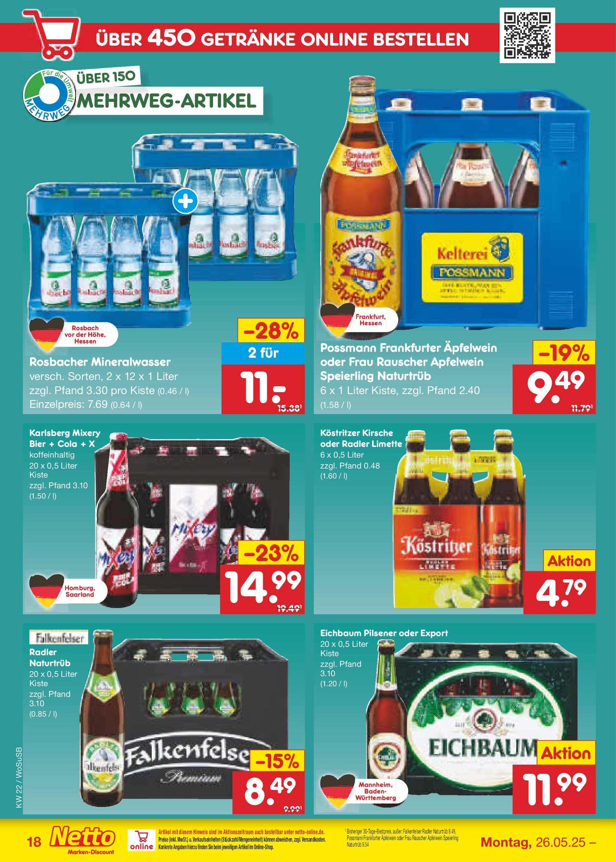 Netto Marken-Discount prospekt Mannheim	 (ab 26.05.2025) » Angebote | Seite: 26