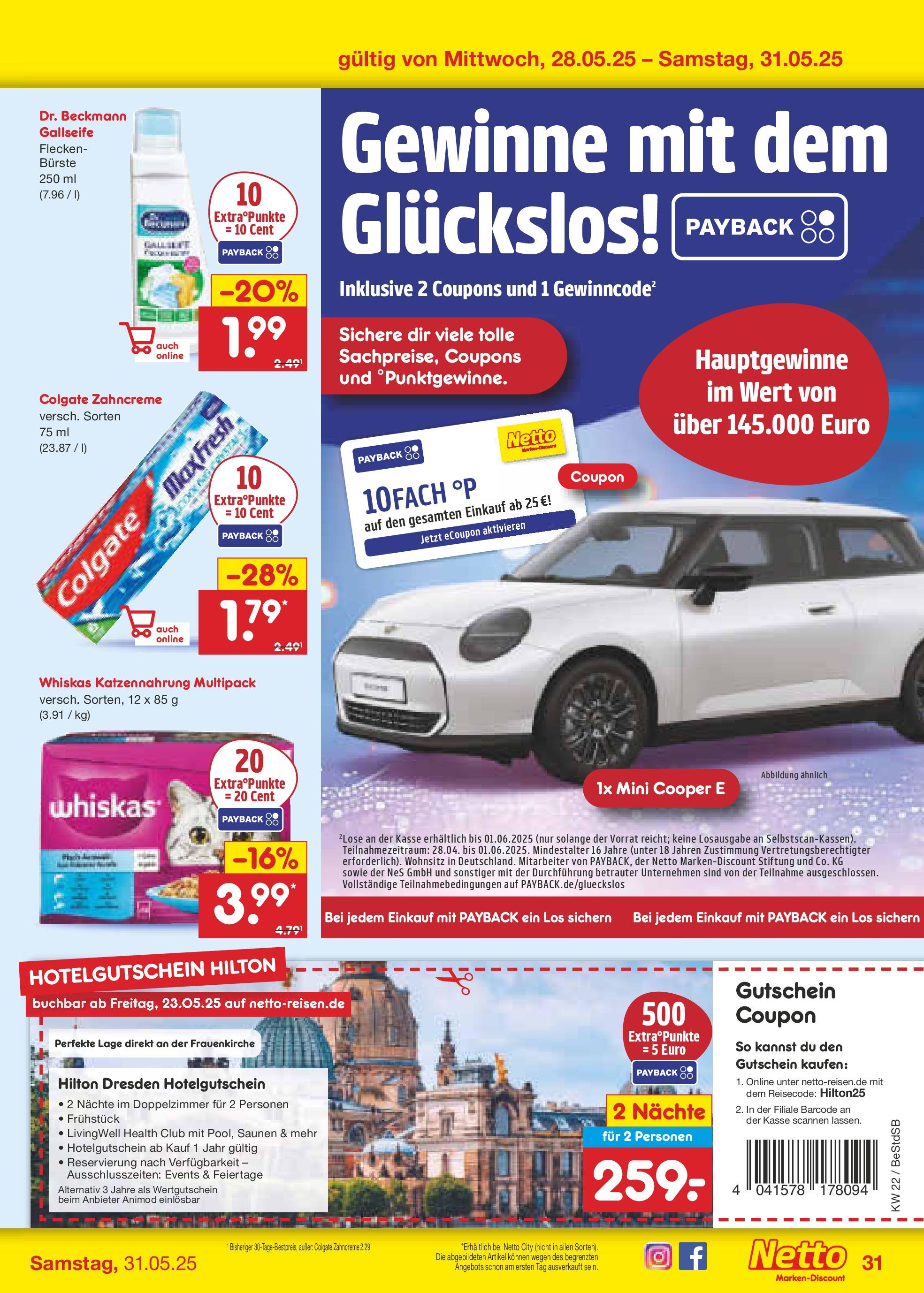 Netto Marken-Discount prospekt Berlin-Spandau (ab 26.05.2025) » Angebote | Seite: 49 | Produkte: Bürste, Whiskas Netto Marken-Discount prospekt Berlin-Spandau (ab 26.05.2025) » Angebote | Seite: 49 | Produkte: Bürste, Whiskas