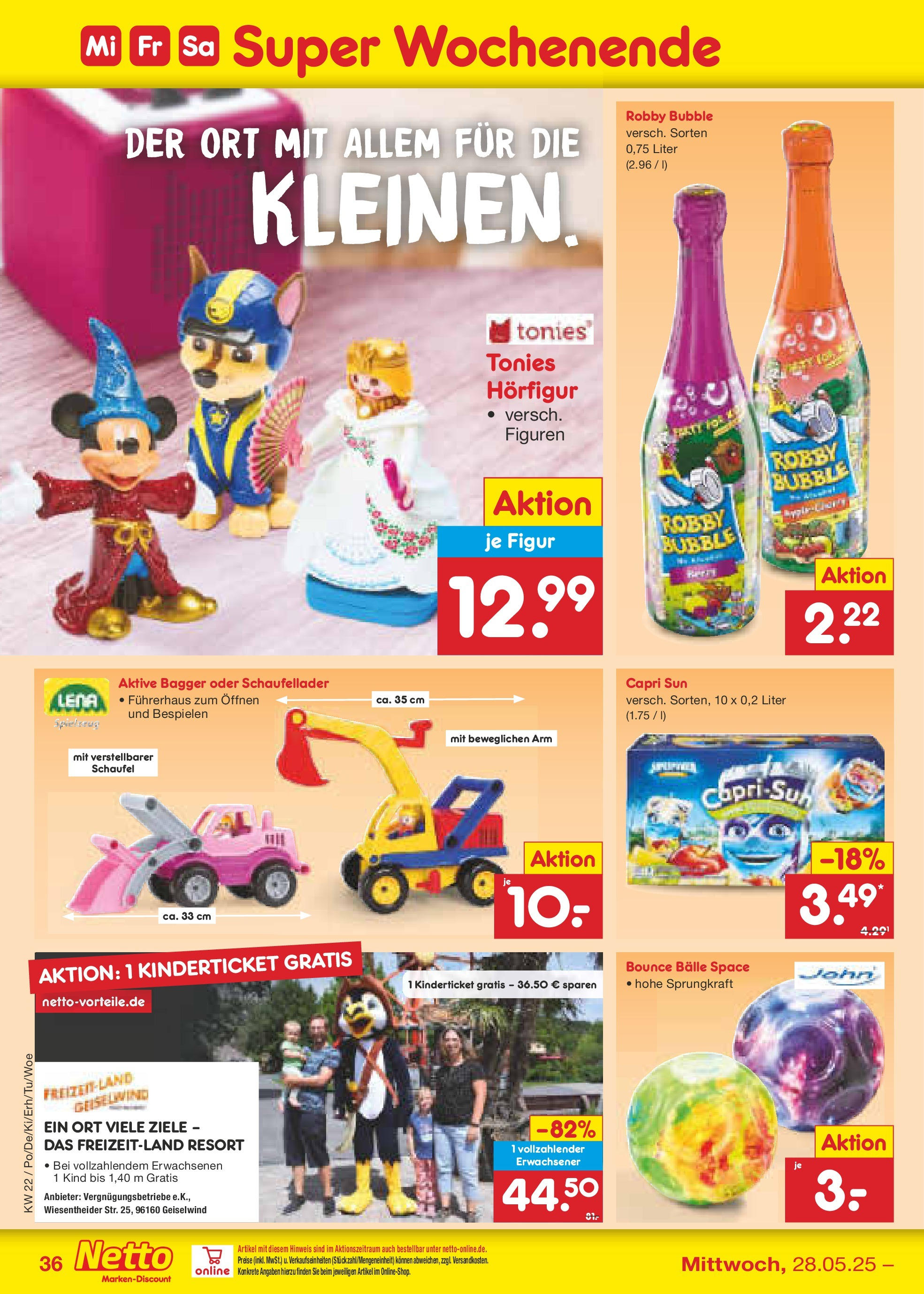Netto Marken-Discount prospekt München	 (ab 26.05.2025) » Angebote | Seite: 56 | Produkte: Capri sun