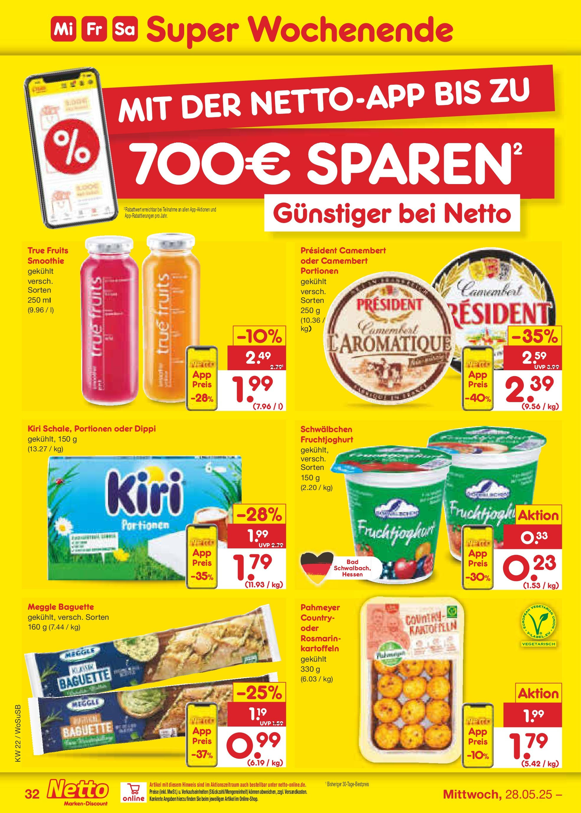 Netto Marken-Discount prospekt Mannheim	 (ab 26.05.2025) » Angebote | Seite: 52