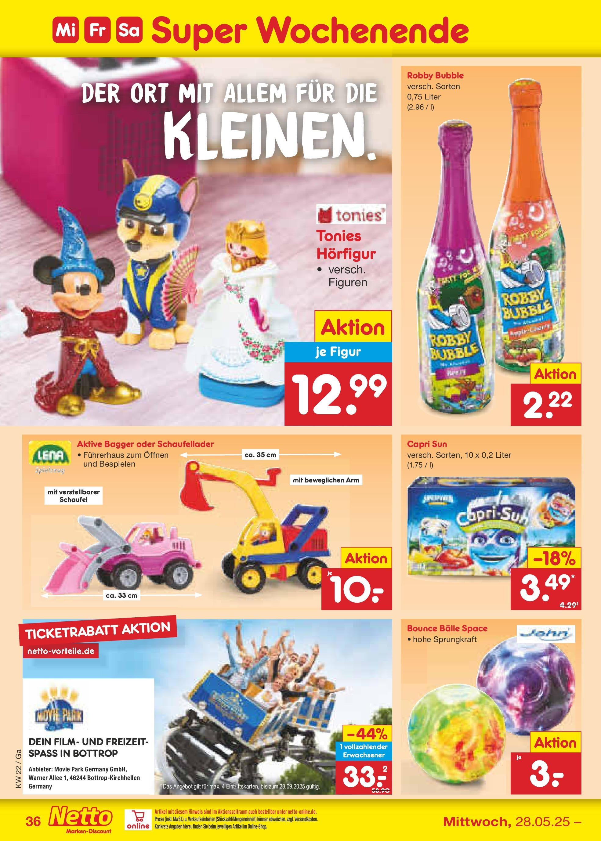 Netto Marken-Discount prospekt Moormerland	 (ab 26.05.2025) » Angebote | Seite: 56 | Produkte: Capri sun