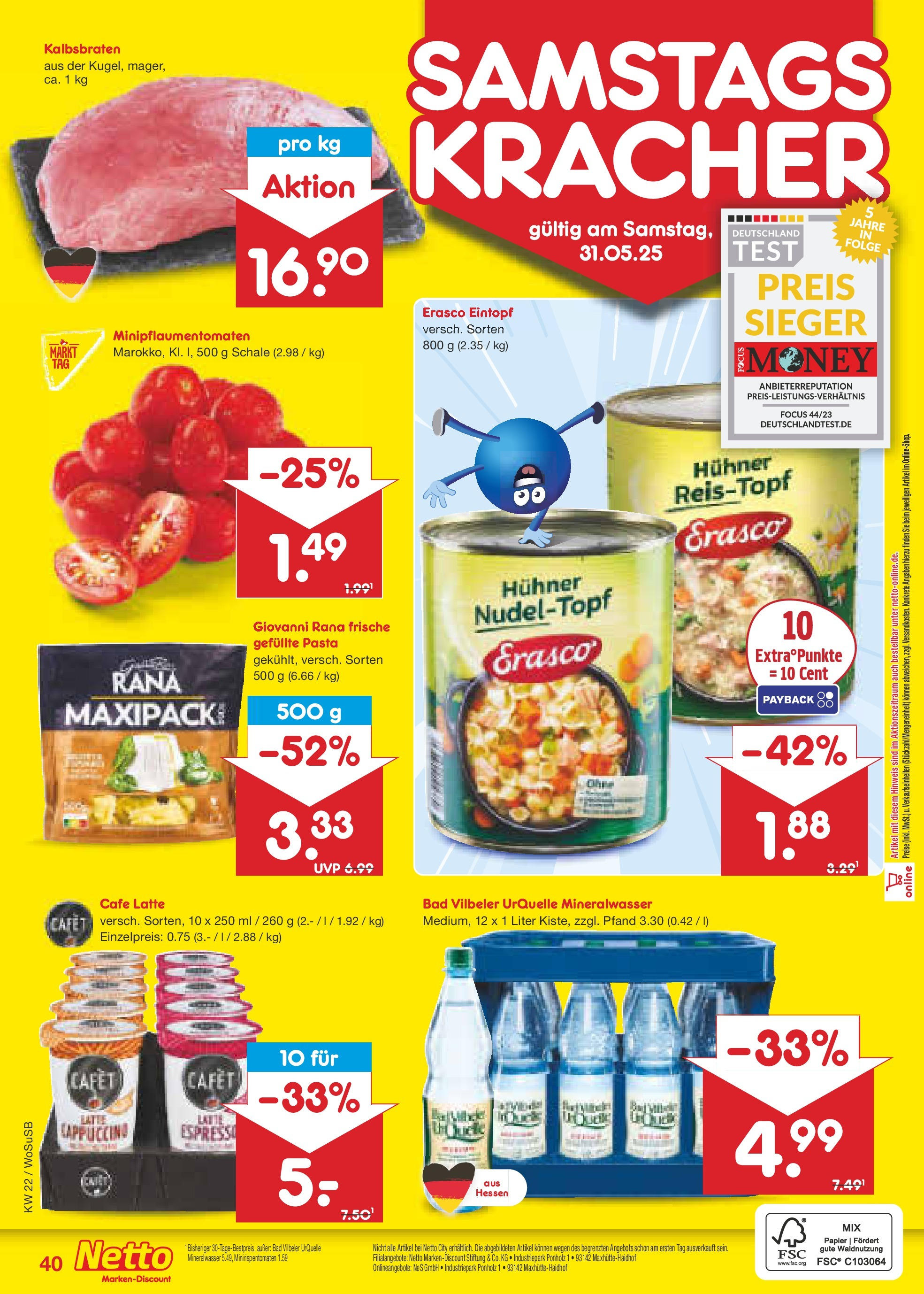 Netto Marken-Discount prospekt Mannheim	 (ab 26.05.2025) » Angebote | Seite: 62