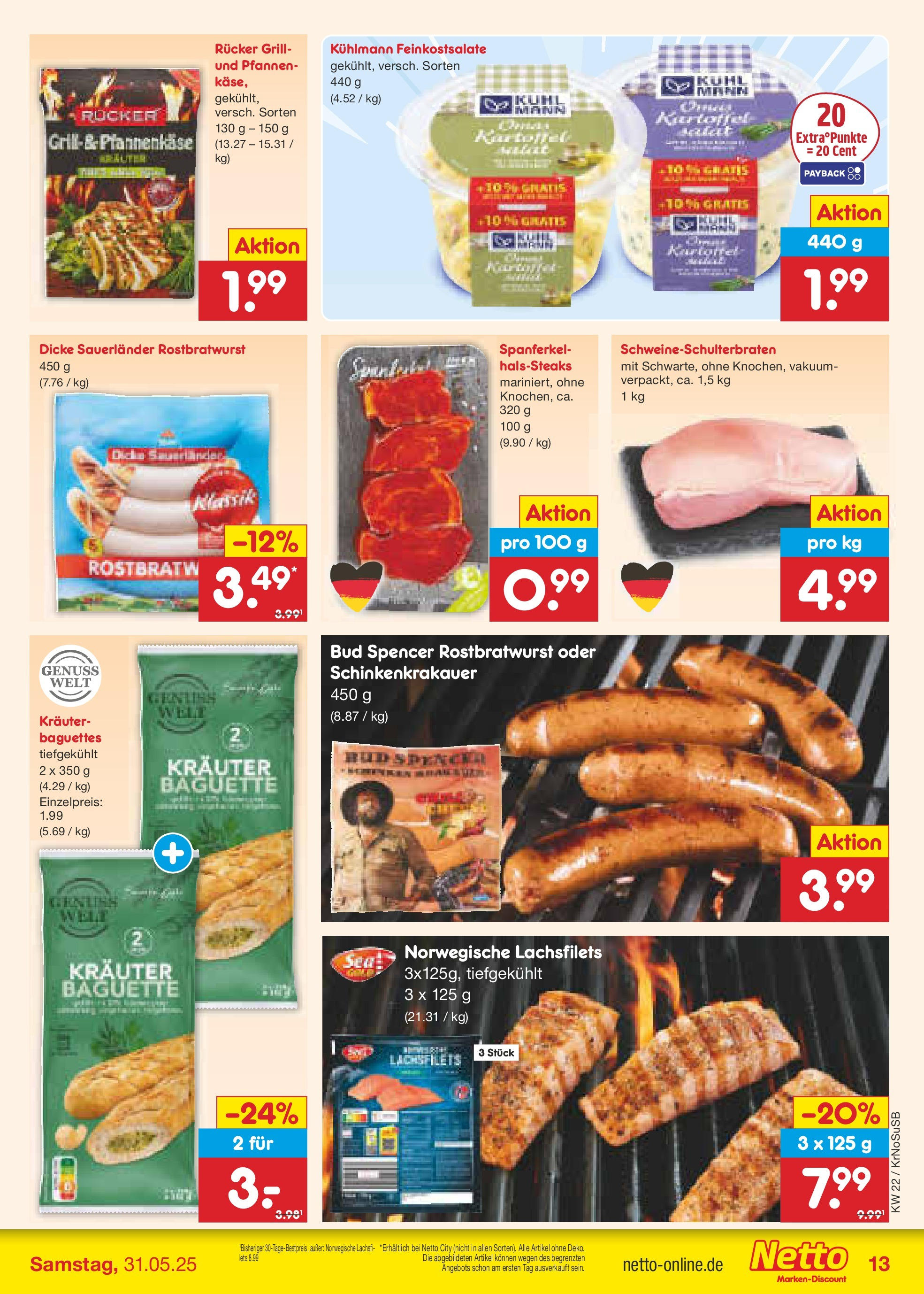 Netto Marken-Discount prospekt Jüchen (ab 26.05.2025) » Angebote | Seite: 17 | Produkte: Grill, Baguette