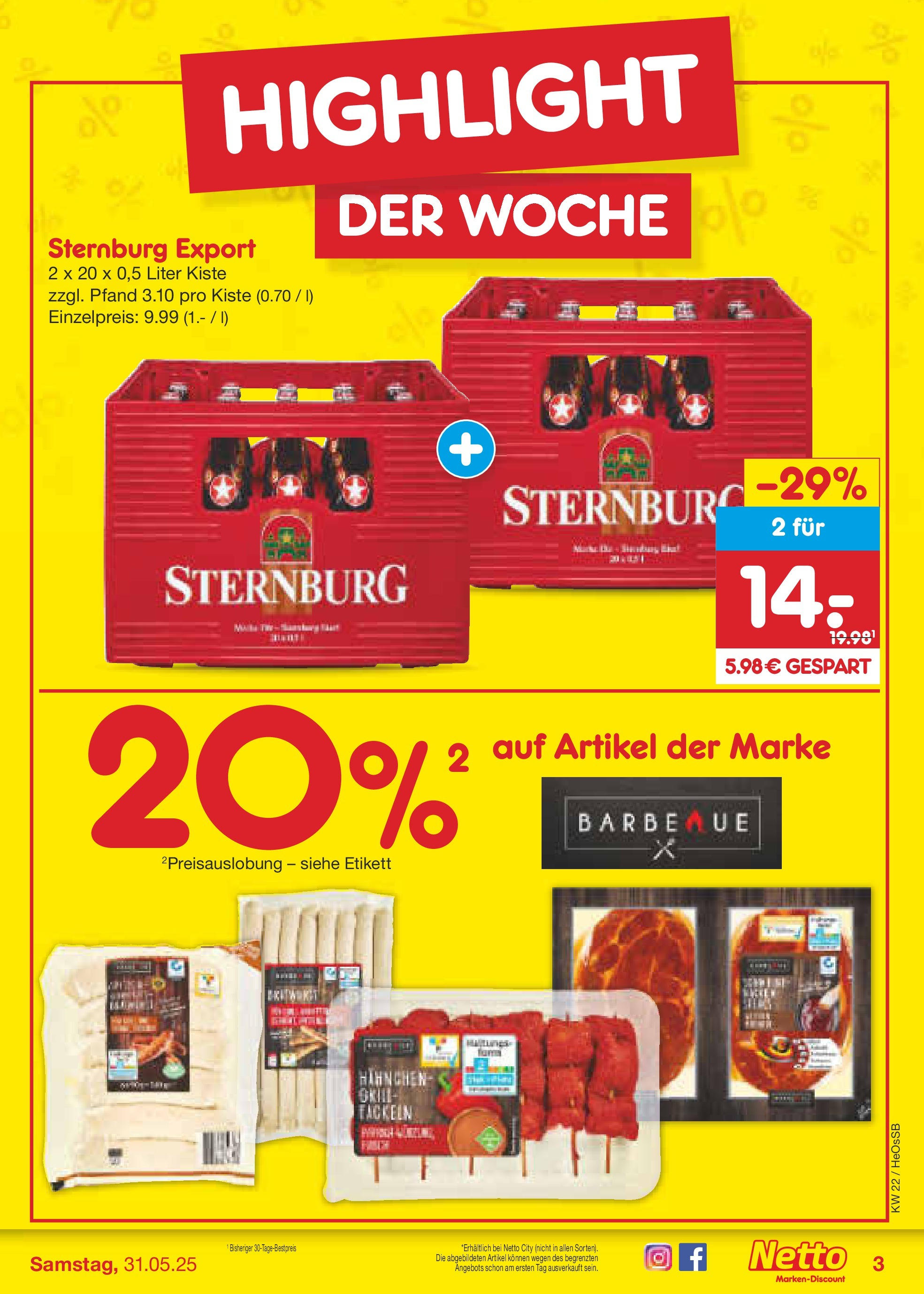 Netto Marken-Discount prospekt Kröpelin (ab 26.05.2025) » Angebote | Seite: 3 | Produkte: Grill