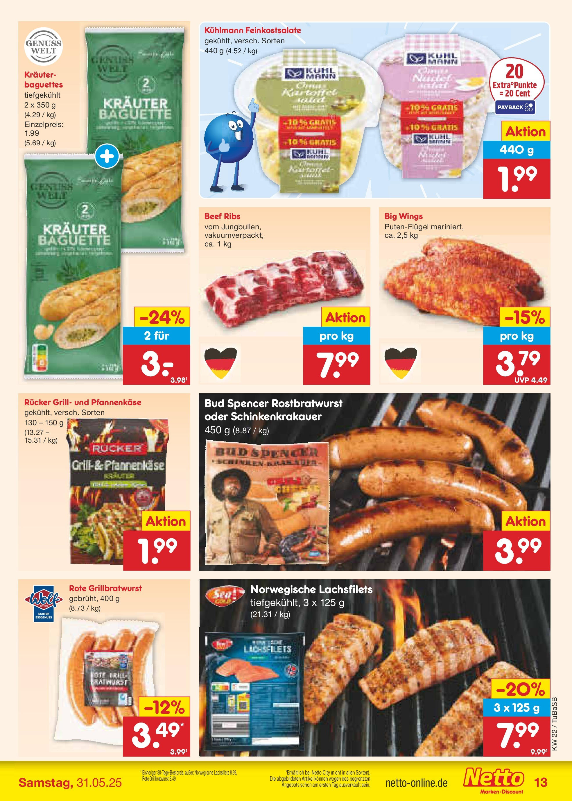 Netto Marken-Discount prospekt Lahr-Langenwinkel (ab 26.05.2025) » Angebote | Seite: 17 | Produkte: Grill, Baguette