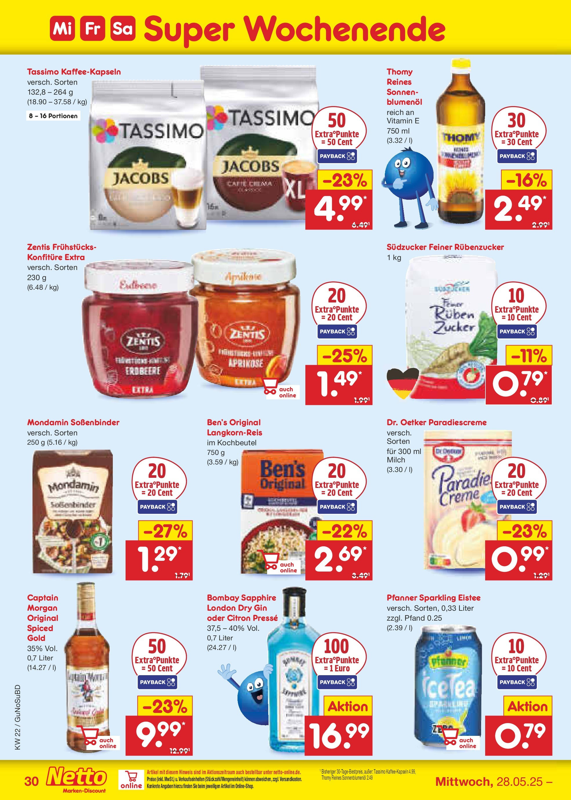 Netto Marken-Discount prospekt Glauchau (ab 26.05.2025) » Angebote | Seite: 48 | Produkte: Milch, Creme, Zucker, Captain morgan Netto Marken-Discount prospekt Glauchau (ab 26.05.2025) » Angebote | Seite: 48 | Produkte: Milch, Creme, Zucker, Captain morgan