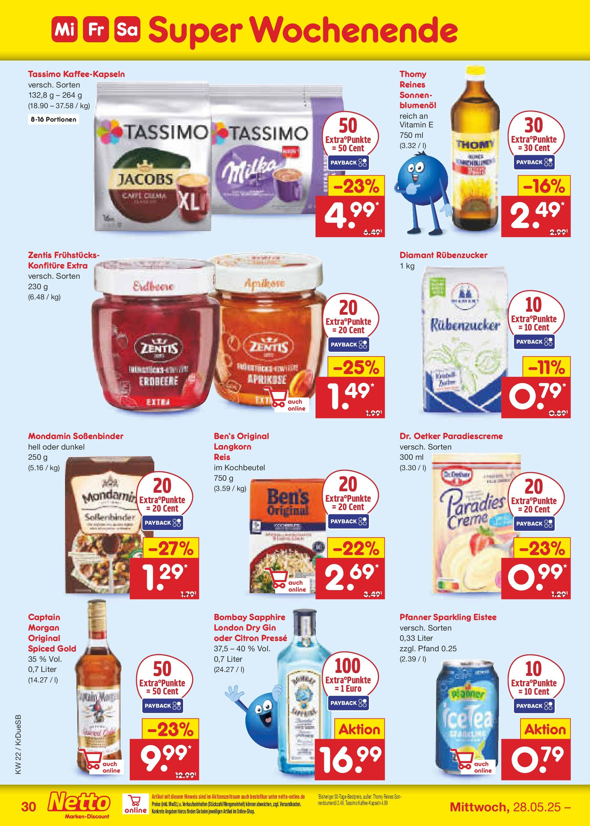 Netto Marken-Discount prospekt Düsseldorf-Rath (ab 26.05.2025) » Angebote | Seite: 48 | Produkte: Presse, Rum, Milka, Creme