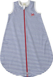 ALANA Schlafsack 1 TOG mit Krebs-Applikation, blau & weiß, 70 cm