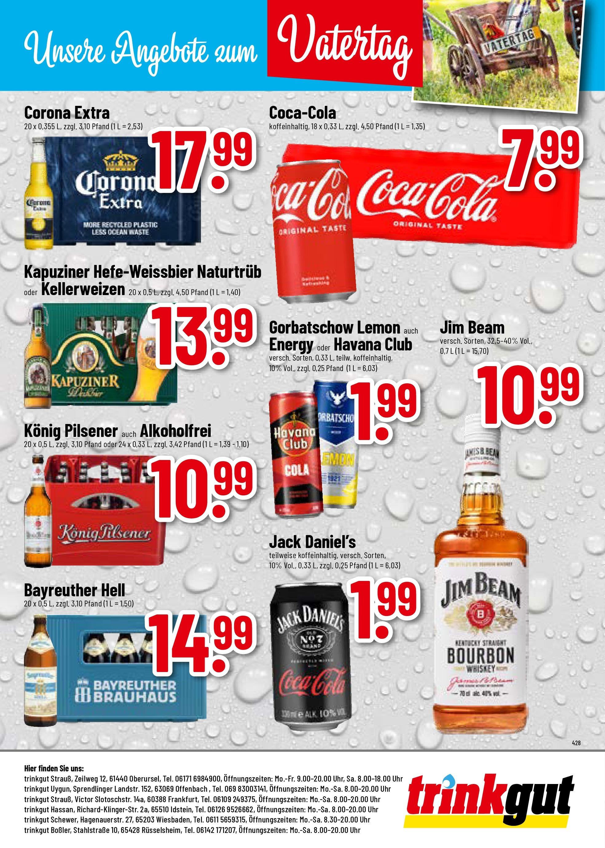 Trinkgut prospekt Offenbach	 (ab 25.05.2025) » Angebote online | Seite: 8 | Produkte: Bayreuther hell, Cola, Energy, Bourbon