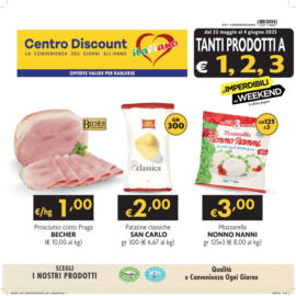 Tanti prodotti a 1,2,3 euro