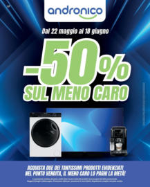 -50% sul meno caro da andronico!