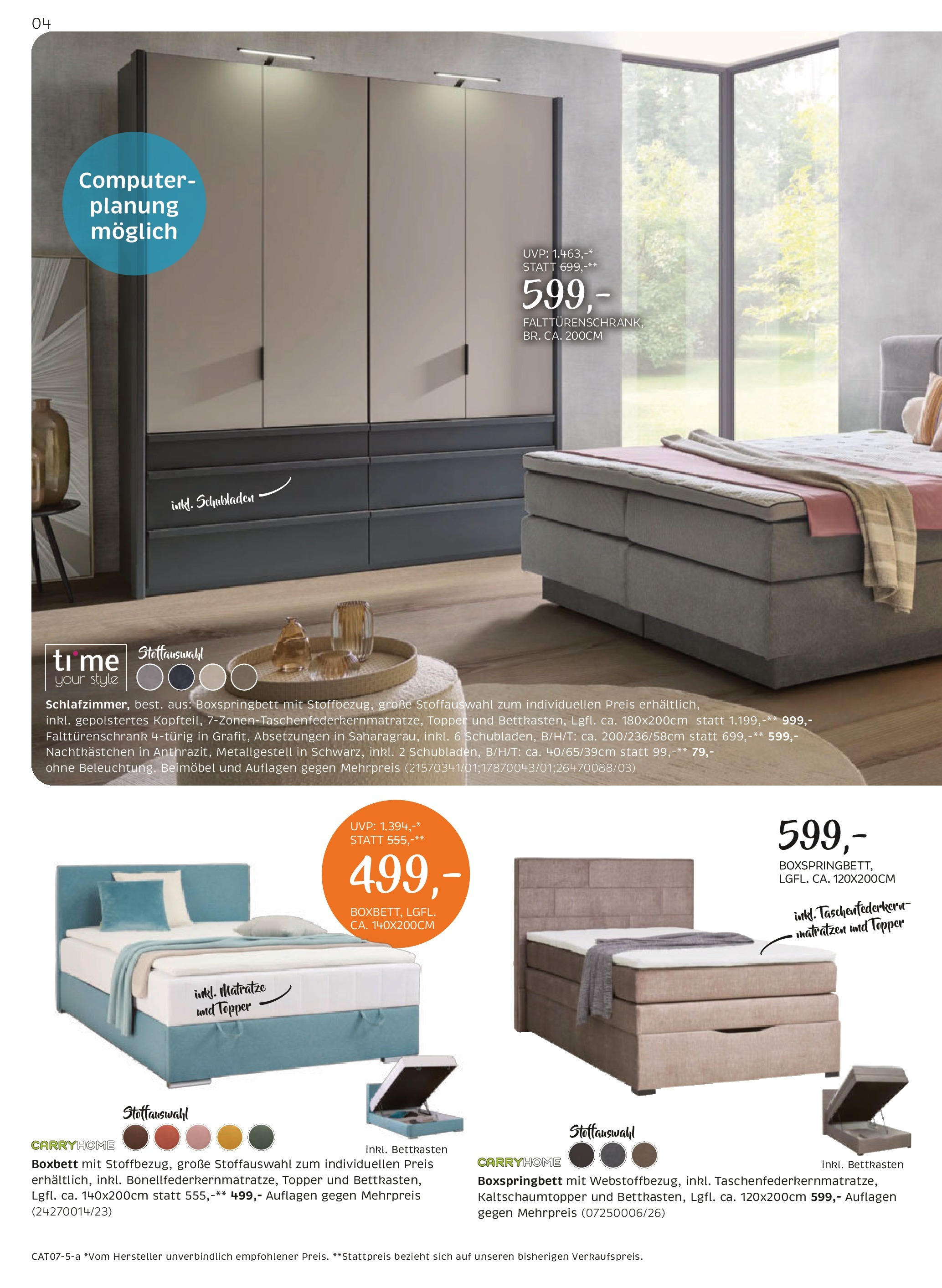 XXXLutz Carry Home von 17.06.2025 - Aktuelle Angebote | Seite: 4 | Produkte: Computer, Matratze
