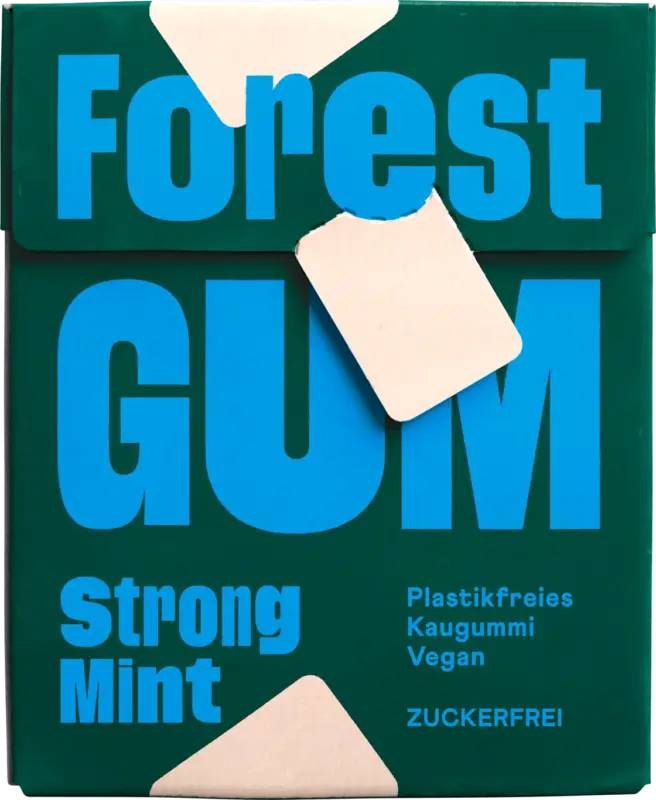 Forest GUM Kaugummi Strong Mint zuckerfrei