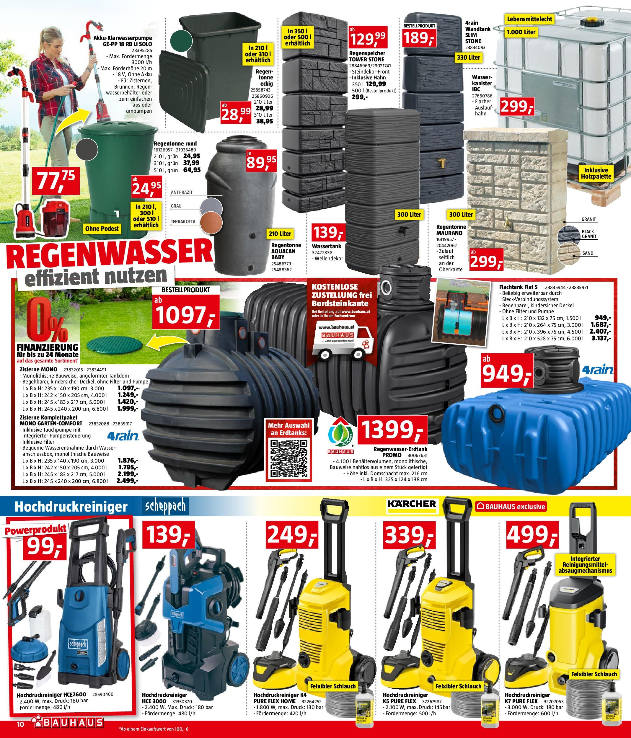 Bauhaus Prospekt aktuell von 26.05.2025 - Aktuelle Angebote | Seite: 10 | Produkte: Wasser