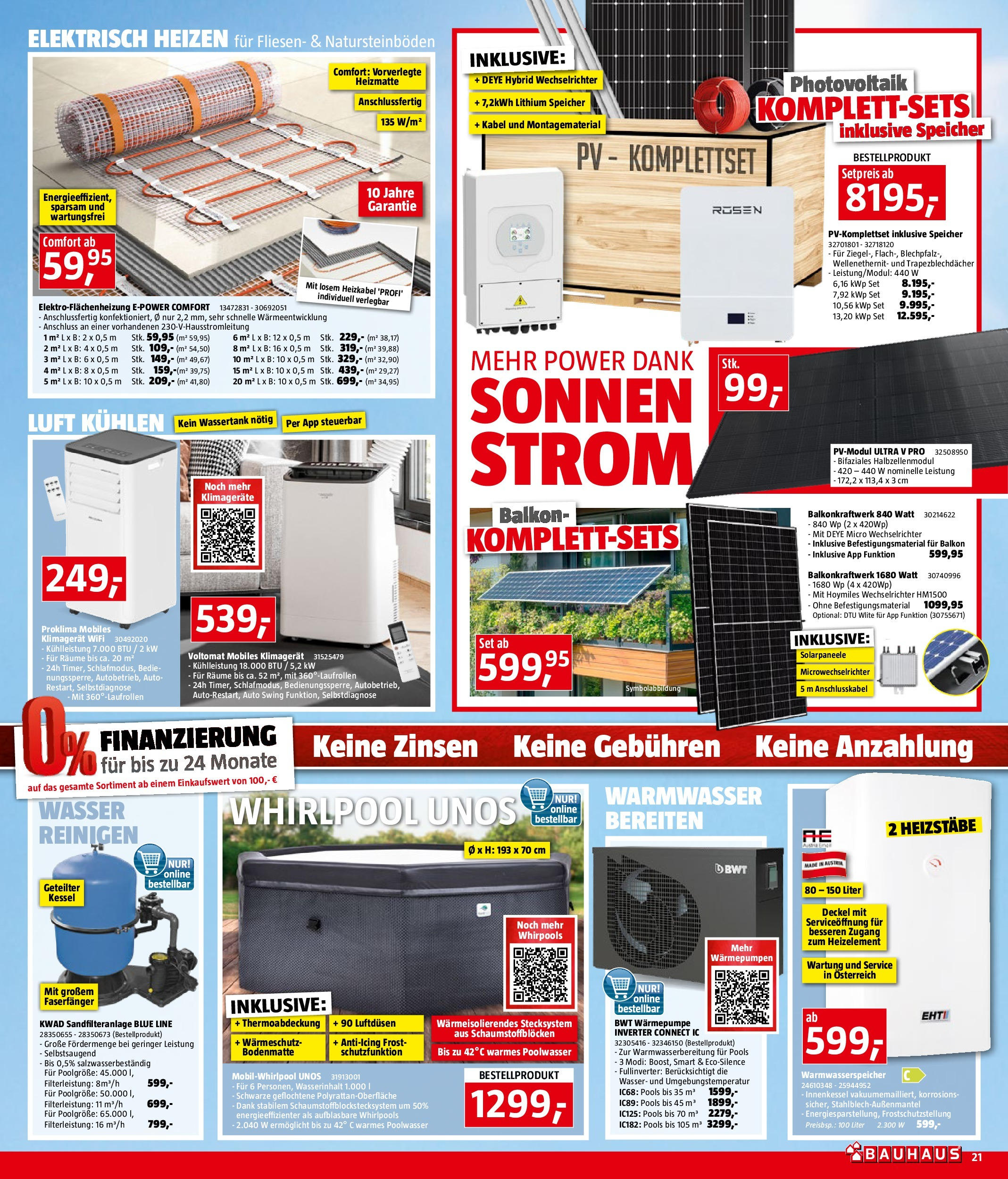 Bauhaus Prospekt aktuell von 26.05.2025 - Aktuelle Angebote | Seite: 21 | Produkte: Wasser, Kabel