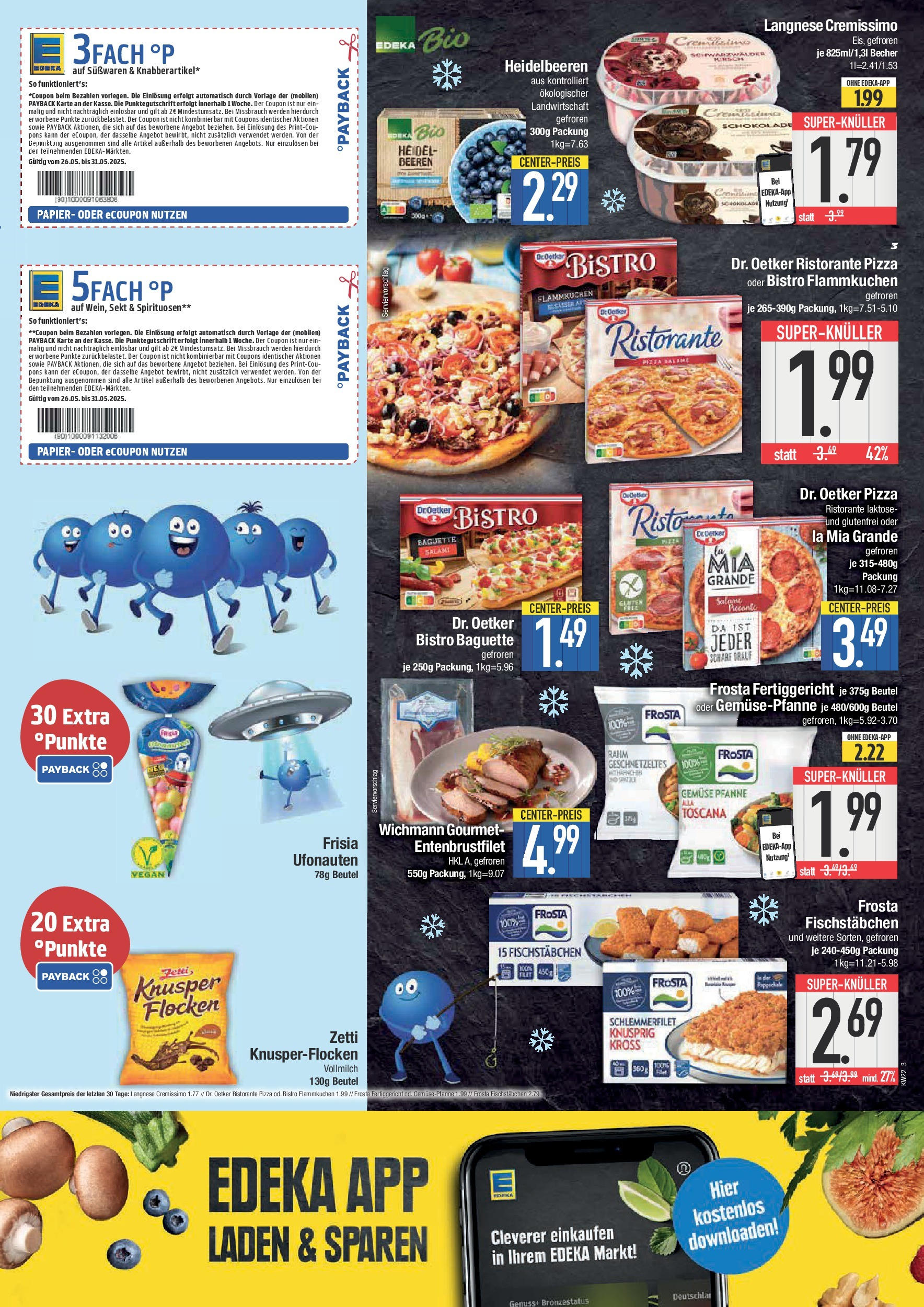 Edeka prospekt Ingolstadt	 (ab 25.05.2025) » Angebote Online | Seite: 3 | Produkte: Ristorante, Schokolade, Sekt, Heidelbeeren