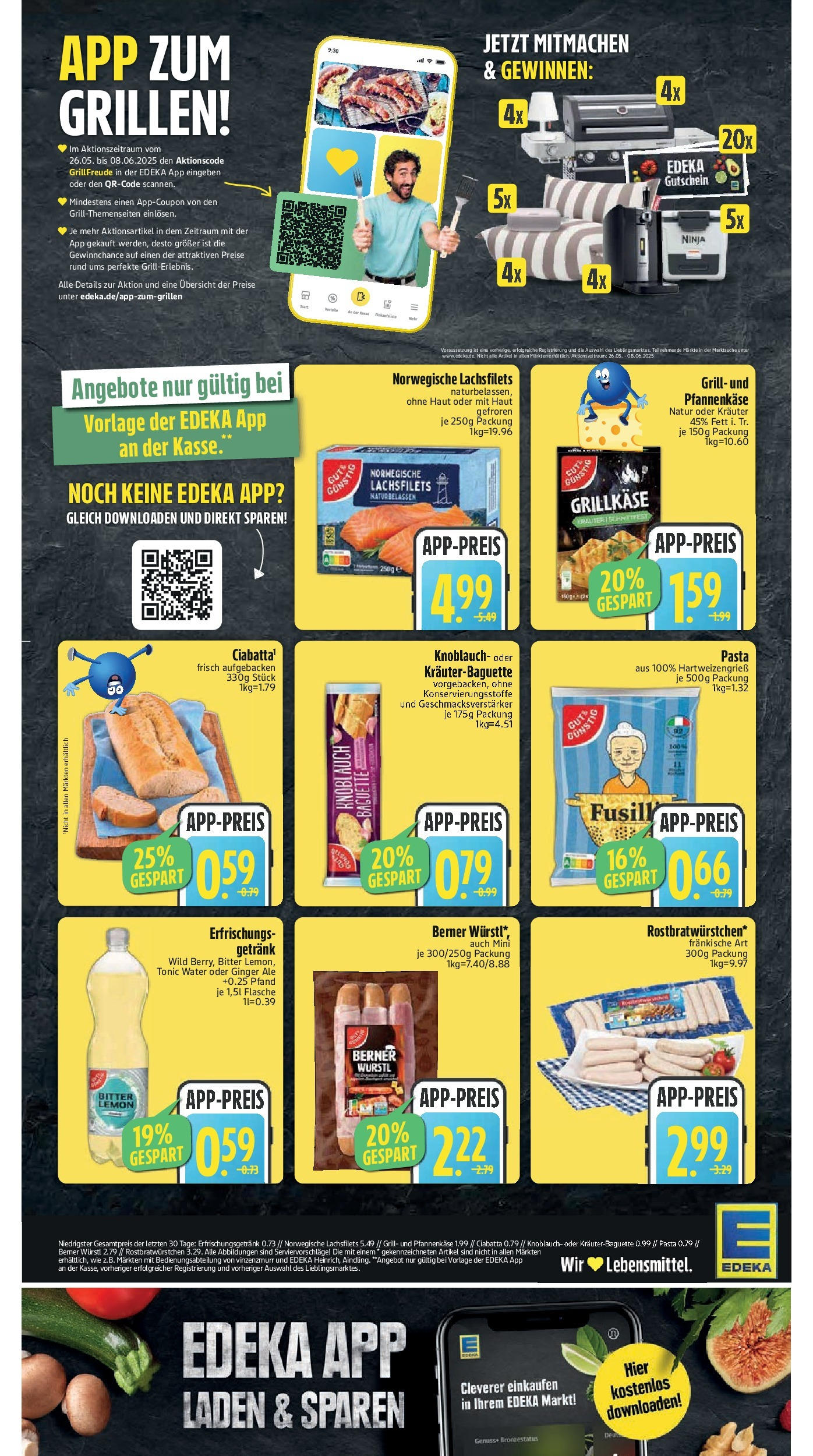 Edeka prospekt Unterföhring	 (ab 25.05.2025) » Angebote Online | Seite: 2 | Produkte: Würstl, Baguette, Knoblauch, Pasta