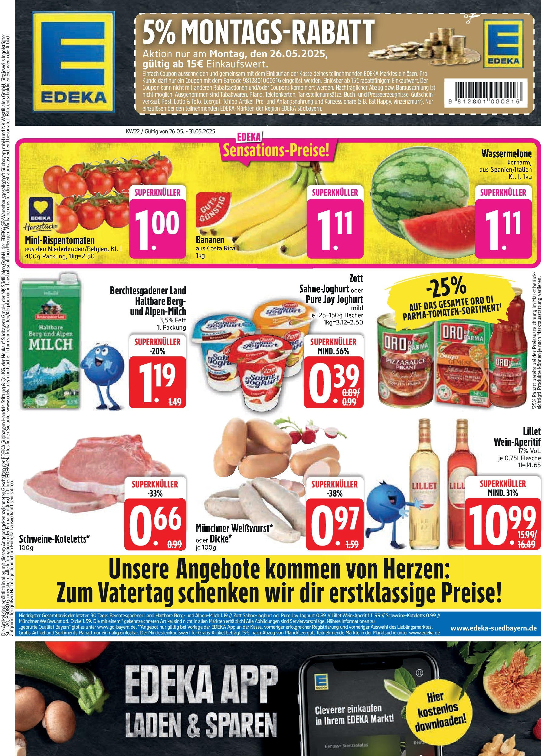Edeka prospekt Kirchseeon (ab 25.05.2025) » Angebote Online
